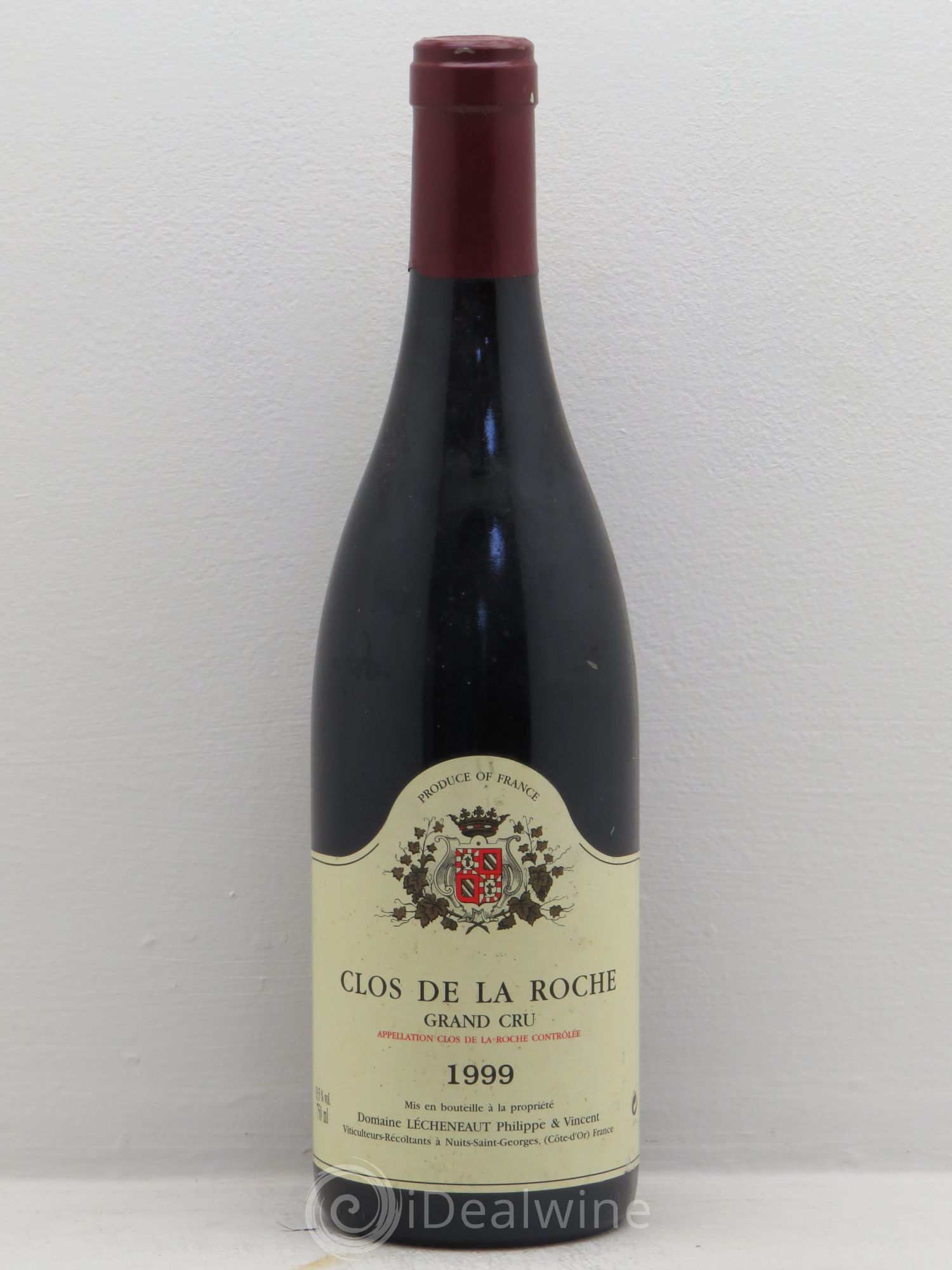 Clos de la Roche Grand Cru Lecheneaut 1999 - Lot de 1 bouteille - 0