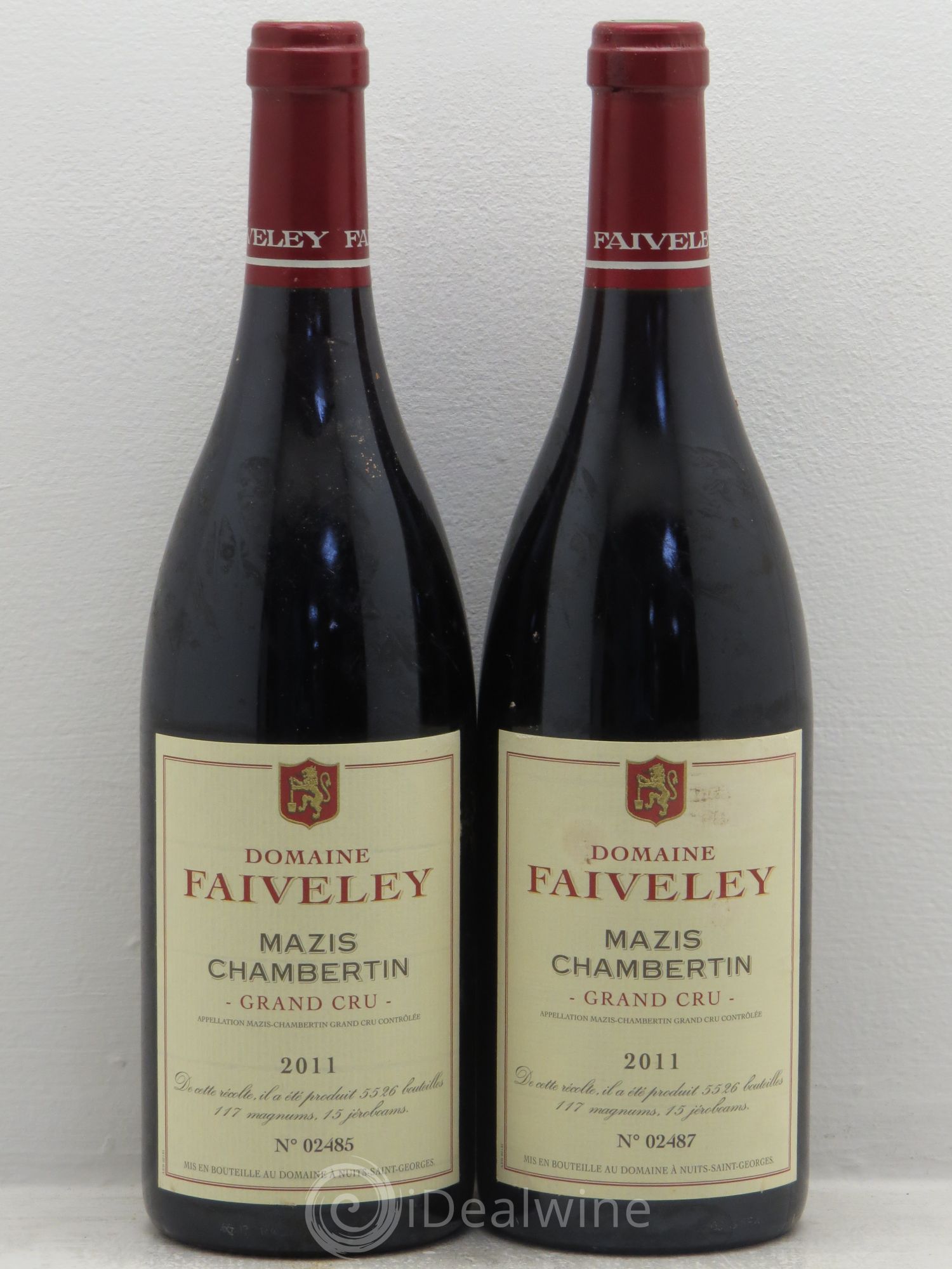 Mazis-Chambertin Grand Cru Faiveley 2011 - Lot de 2 bouteilles - 0