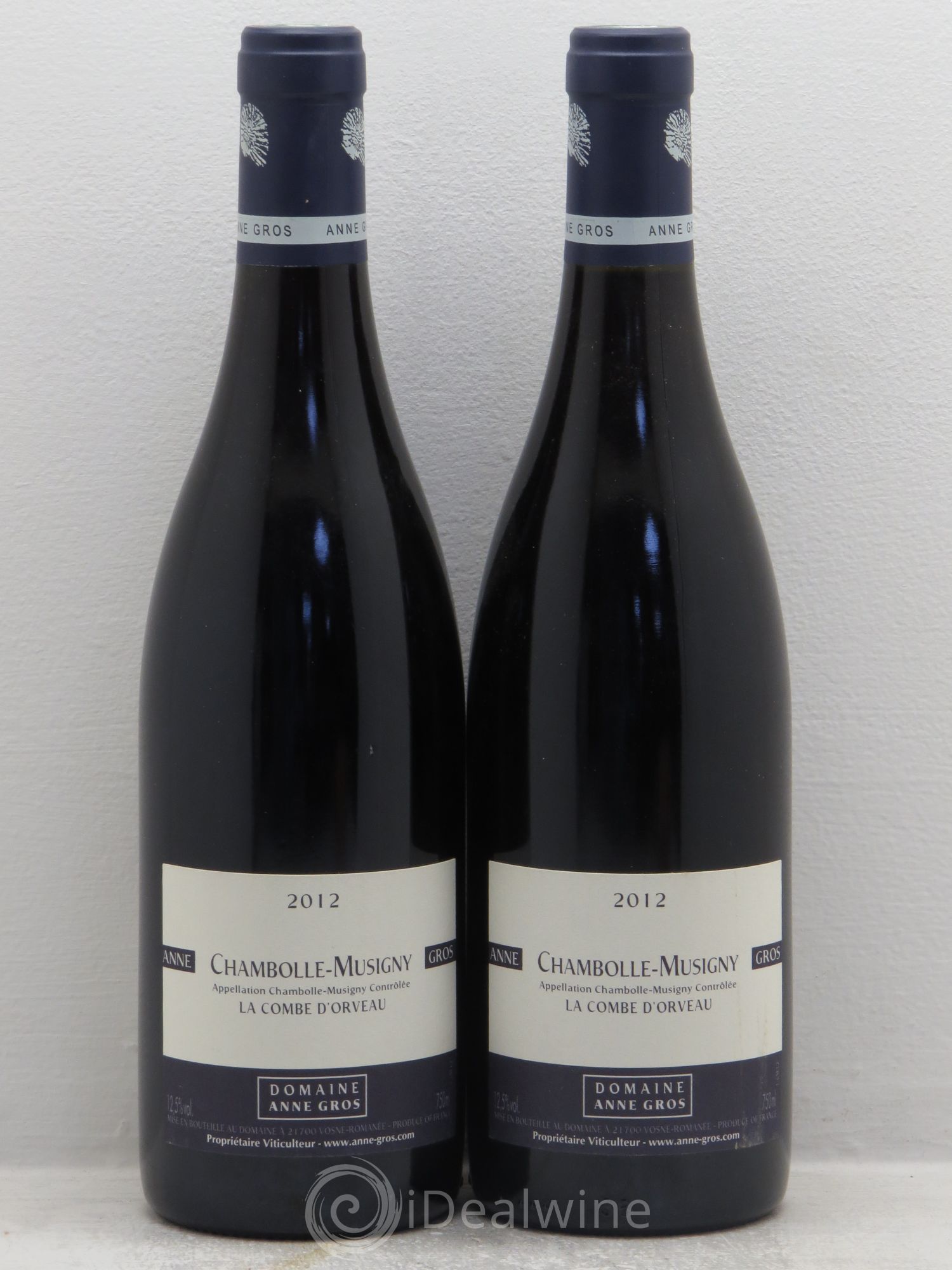 Chambolle-Musigny La Combe d'Orveau Anne Gros 2012 - Lot de 2 bouteilles - 0