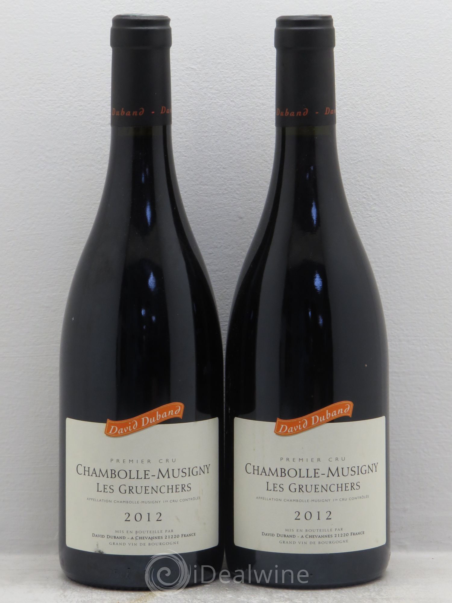 Chambolle-Musigny 1er Cru Les Gruenchers David Duband (Domaine) 2012 - Lot de 2 bouteilles - 0