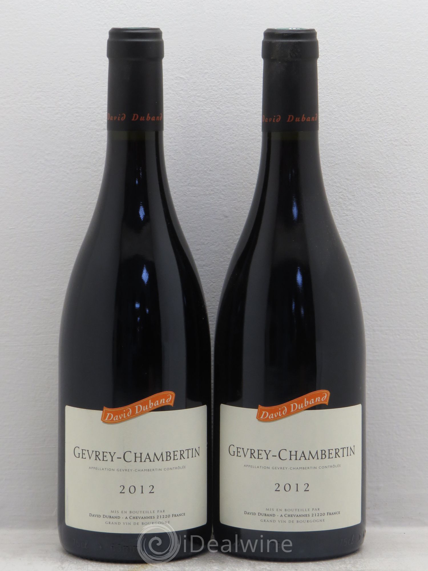 Gevrey-Chambertin David Duband (Domaine) 2012 - Lot de 2 bouteilles - 0