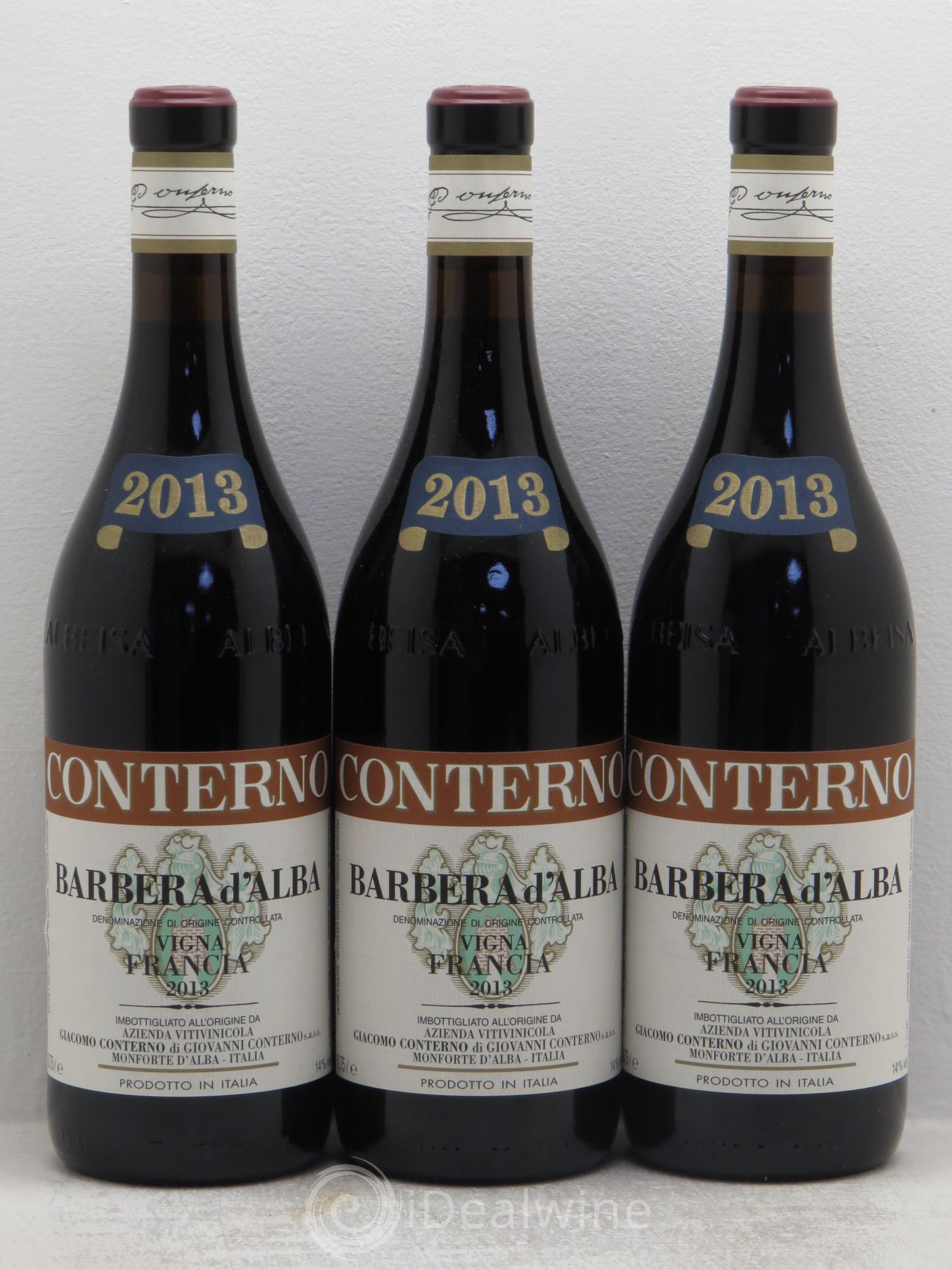 Barbera d'Alba DOC Vigna Francia Conterno Giacomo 2013 - Posten von 3 Flaschen - 0