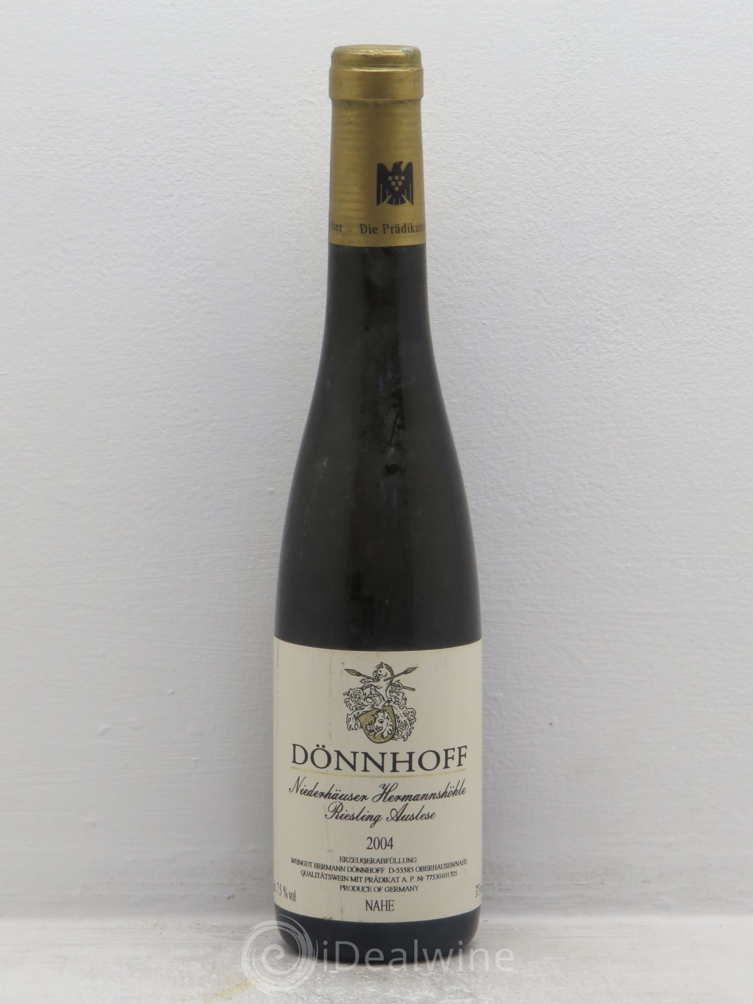 Allemagne Mosel-Saar Niederhauser Hermansholle Auslese Dohnoff 2004 - Posten von 1 Demi-Flasche - 0
