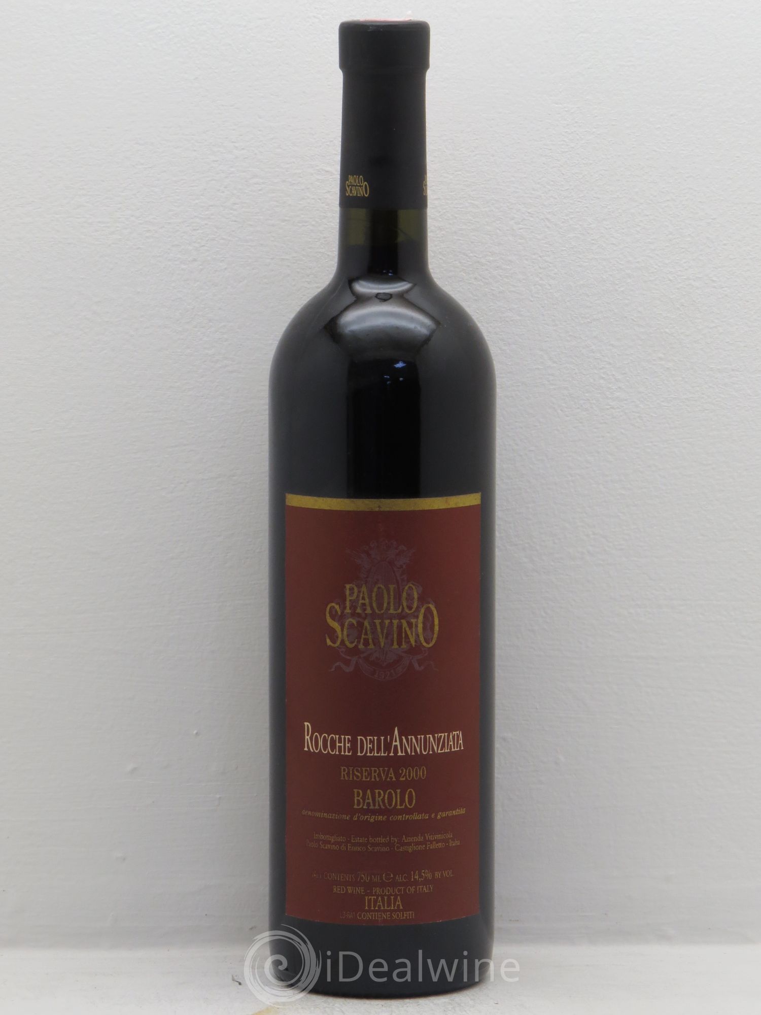 Barolo Rocche Annunziata Scavino 2000 - Posten von 1 Flasche - 0