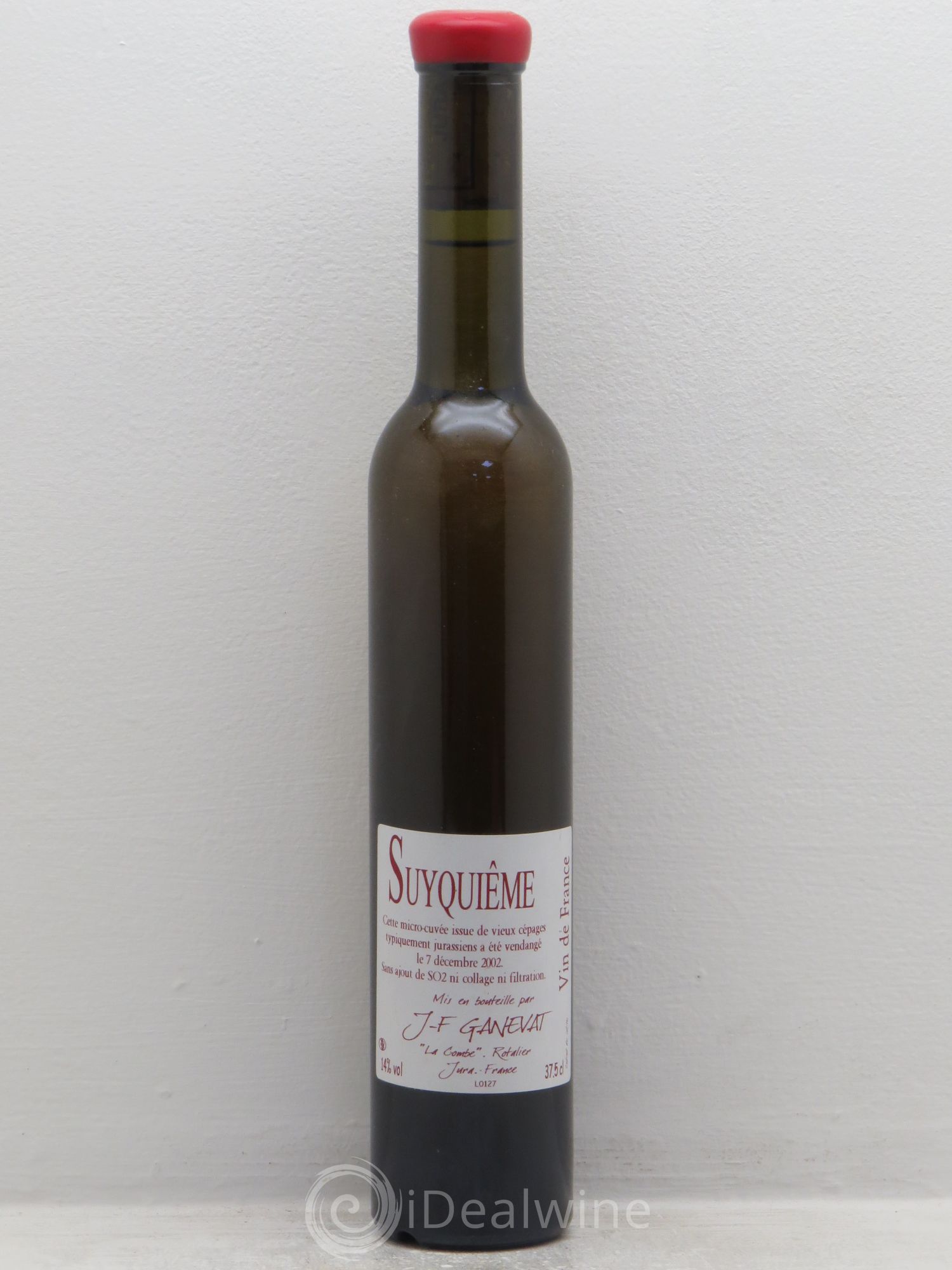 Vin de France Suyquieme Ganevat - Posten von 1 Demi-Flasche - 0