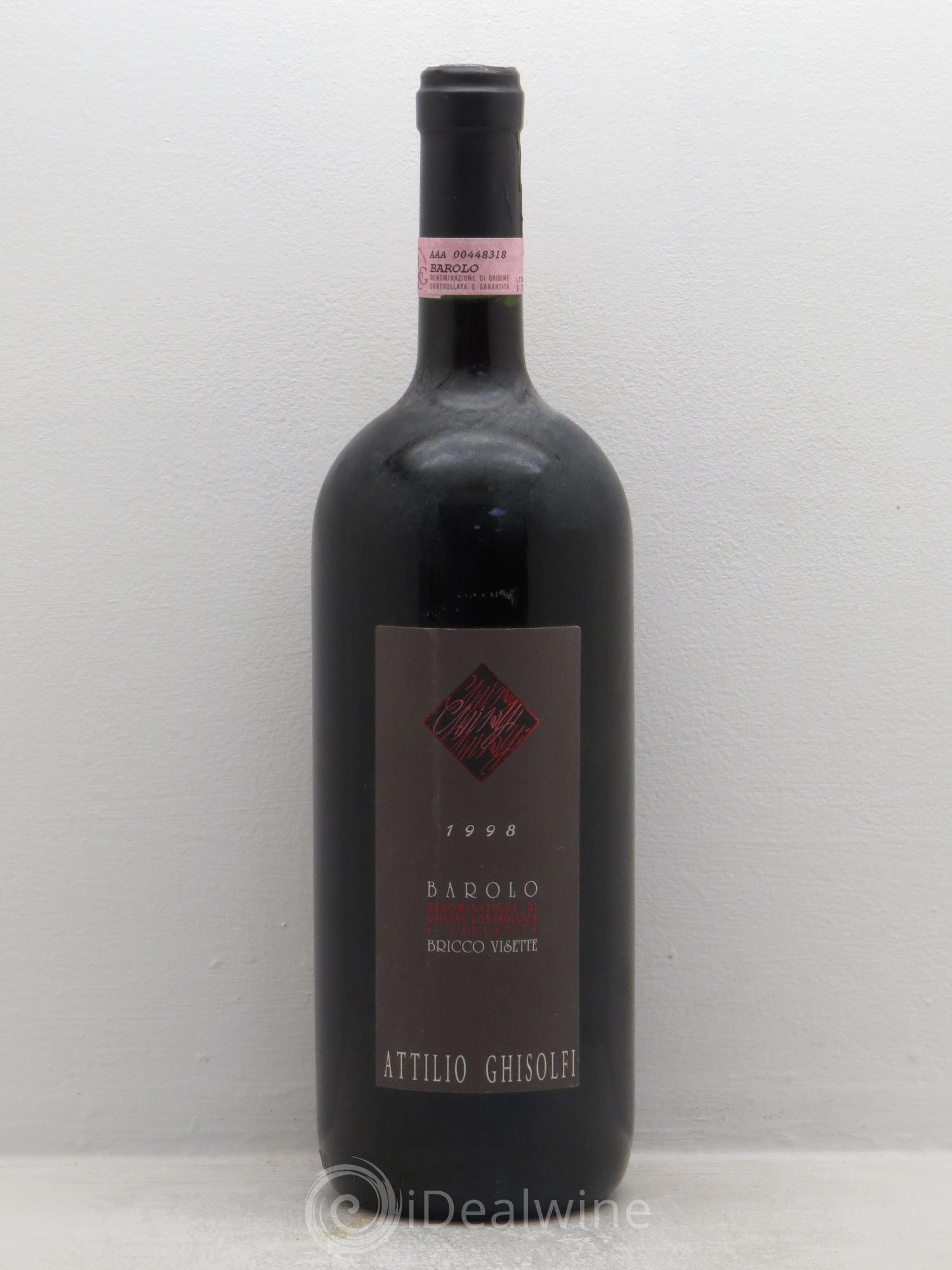 Barolo Bricco Visette Ghisolfi 1998 - Posten von 1 Magnum - 0