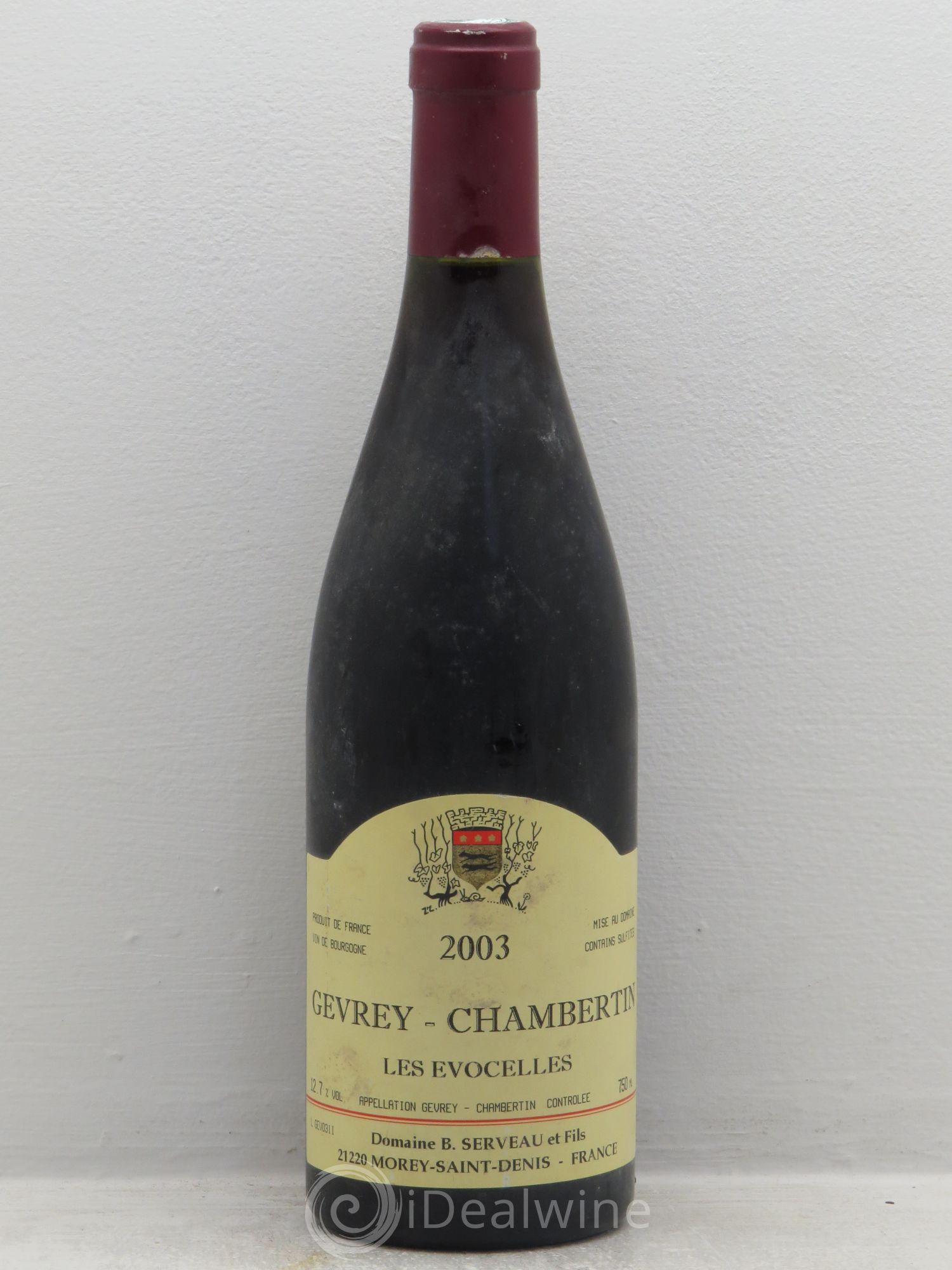 Gevrey-Chambertin Les Evocelles Domaine Serveau 2003 - Posten von 1 Flasche - 0