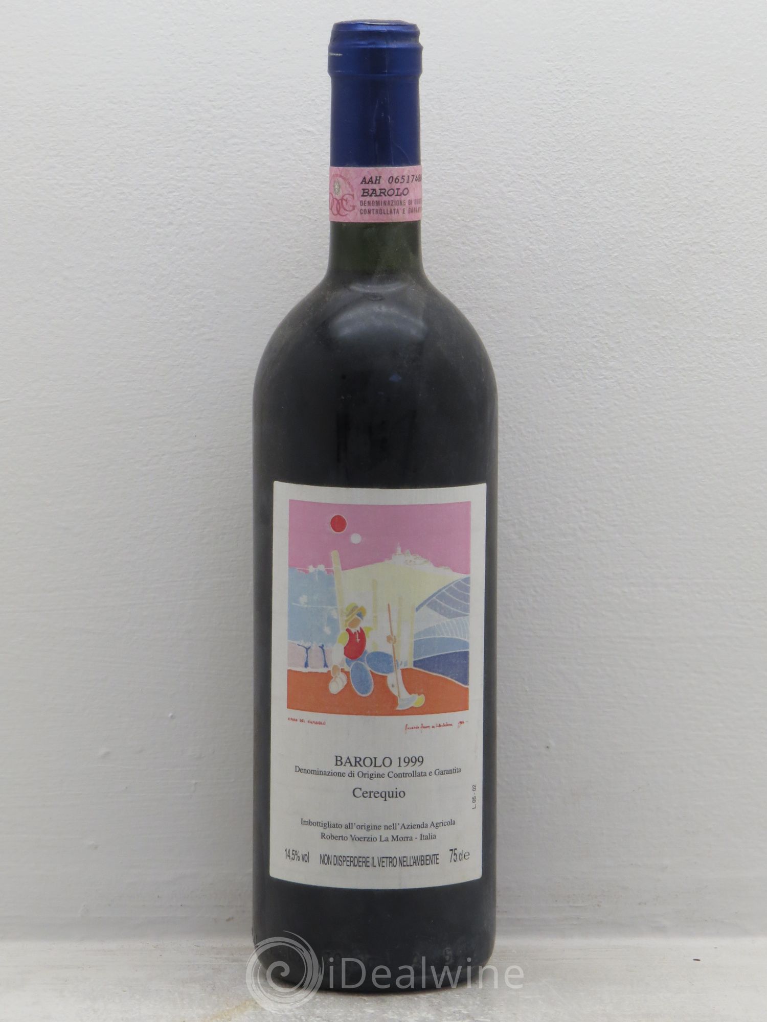Barolo DOCG Cerequio Roberto Voerzio 1999 - Lot de 1 bouteille - 0
