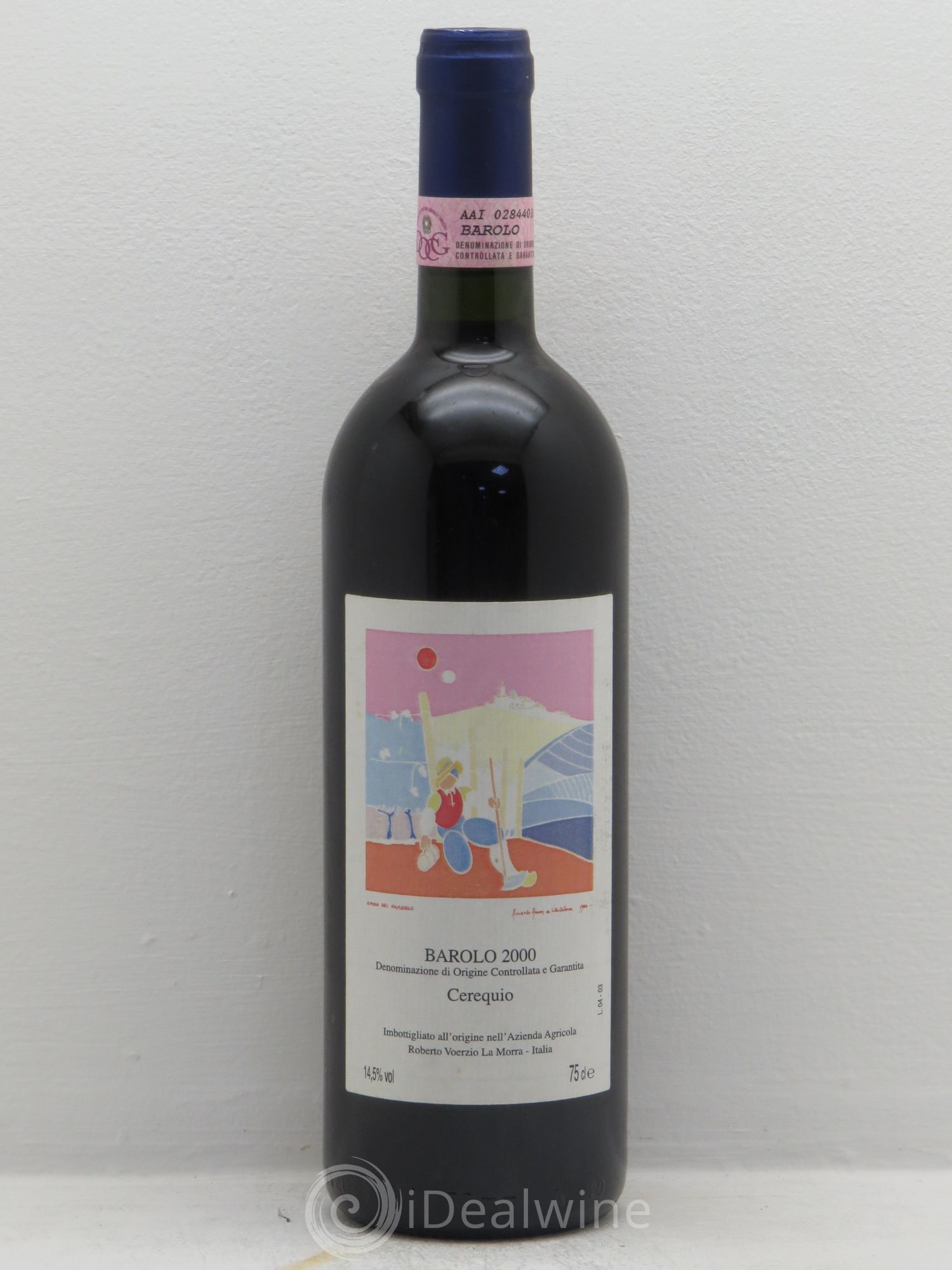 Barolo DOCG Cerequio Roberto Voerzio 2000 - Lot de 1 bouteille - 0