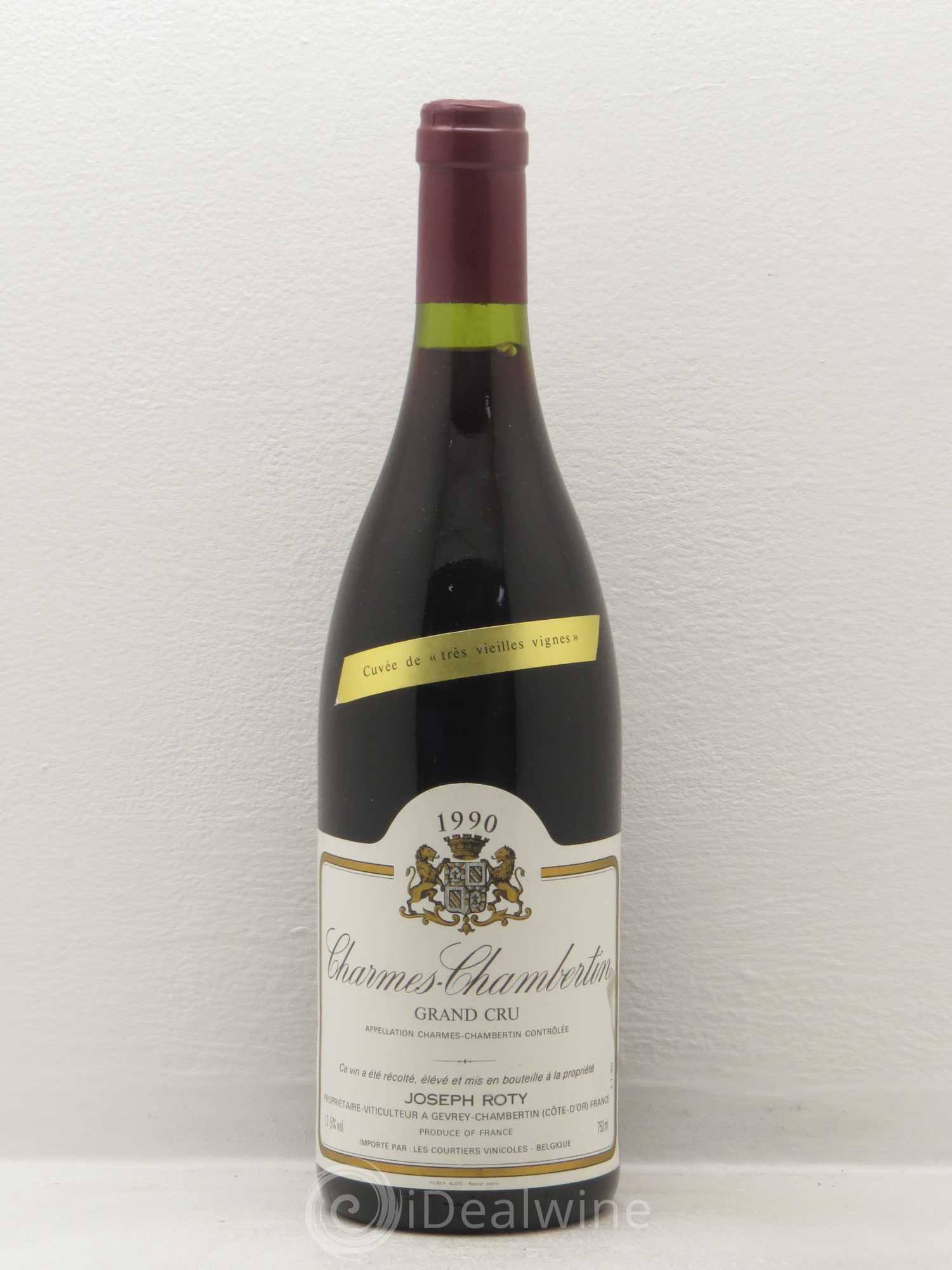 Charmes-Chambertin Grand Cru Très vieilles vignes Joseph Roty (Domaine) 1990 - Lot de 1 bouteille - 0