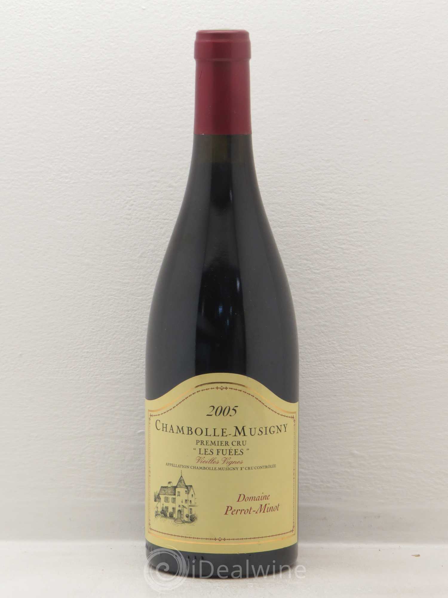 Chambolle-Musigny 1er Cru Les Fuées Vieilles Vignes Perrot-Minot 2005 - Lot de 1 bouteille - 0