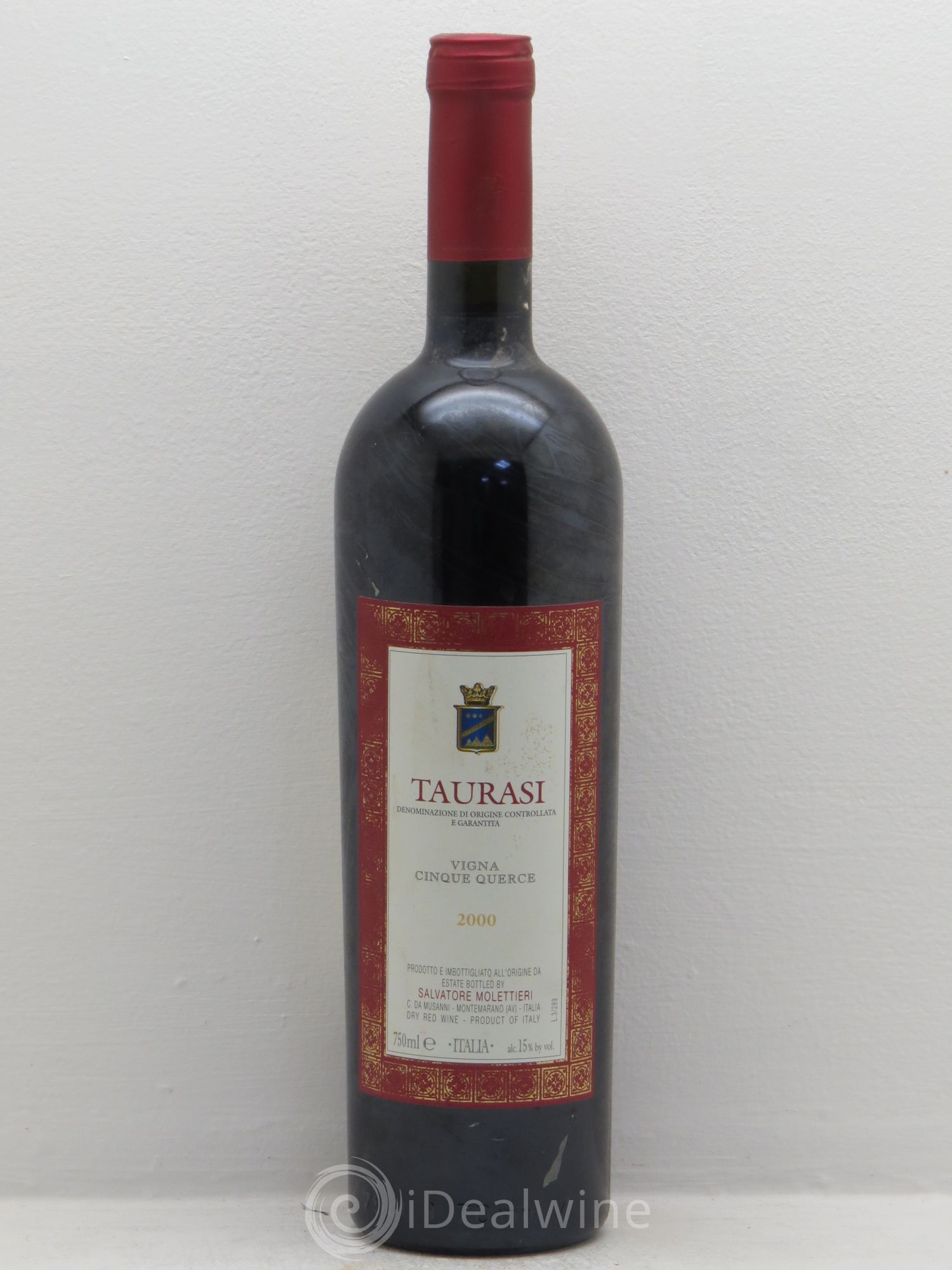 Italie Taurasi Vigna 5 Quercie Mollettieri 2000 - Posten von 1 Flasche - 0