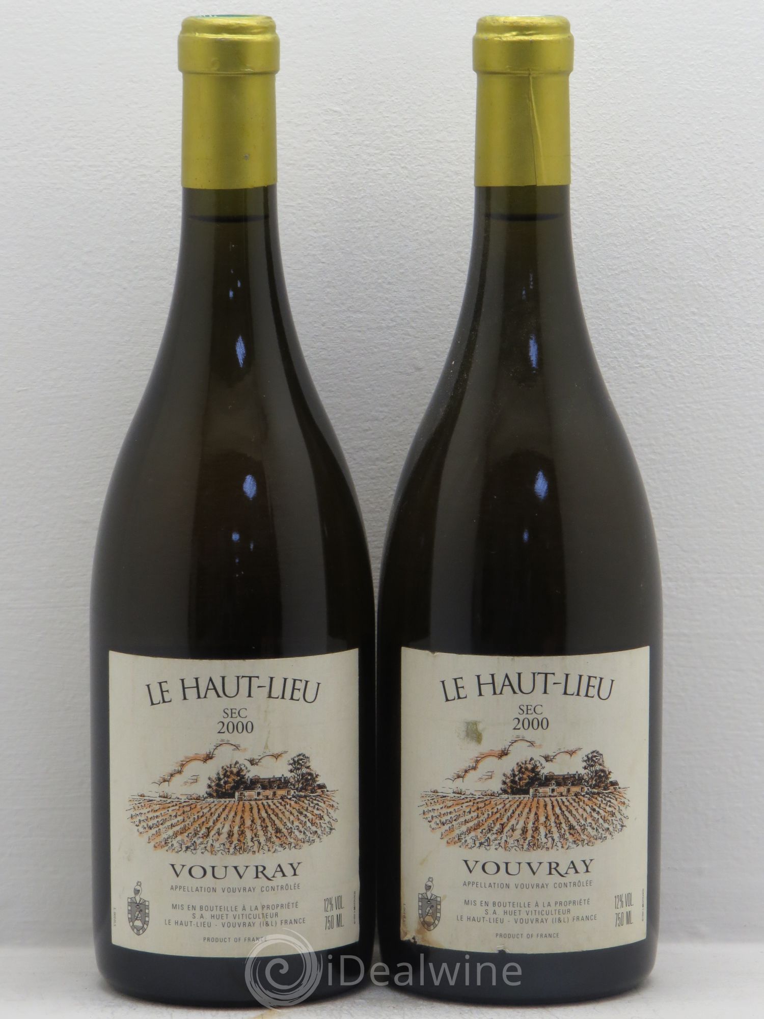 Vouvray Le Haut-Lieu Sec Domaine Huet 2000 - Posten von 2 Flaschen - 0