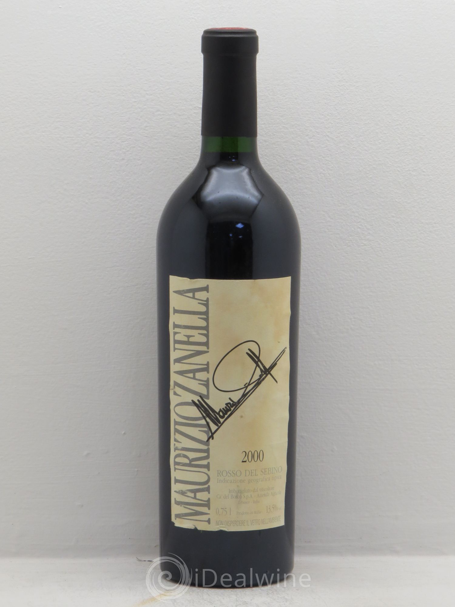 Italie Zanella Ca del Bosco IGT Rosso del Sebino 2000 - Posten von 1 Flasche - 0