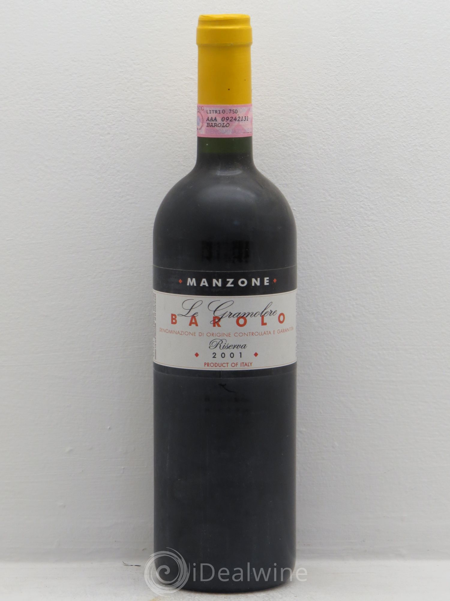 Barolo Barolo Riserva Le gramolere Manzone 2001 - Lot de 1 bouteille - 0