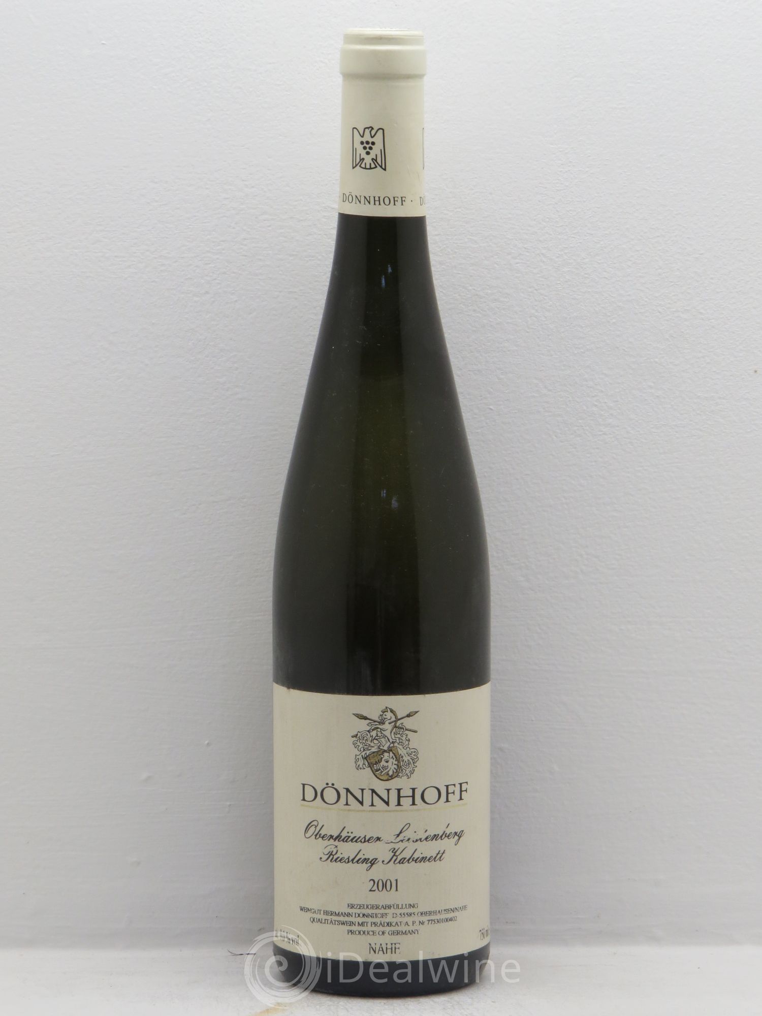 Riesling Oberhauser Leistenberger Kabinett Donnhoff 2001 - Posten von 1 Flasche - 0