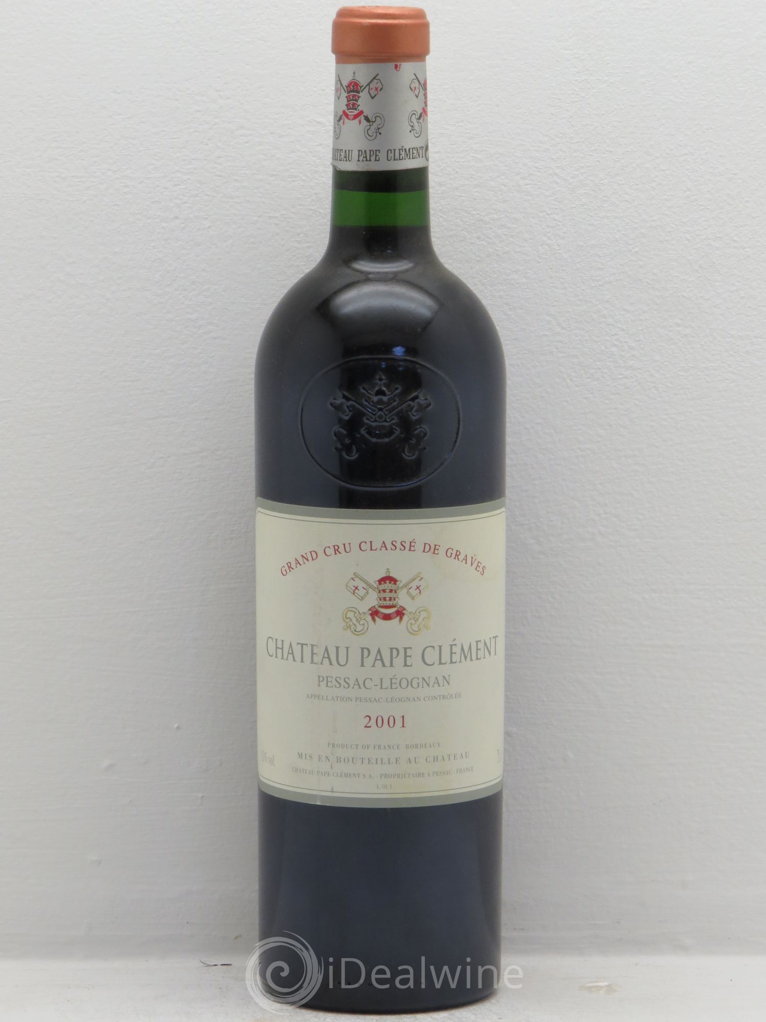 Château Pape Clément Cru Classé de Graves 2001 - Lot de 1 bouteille - 0