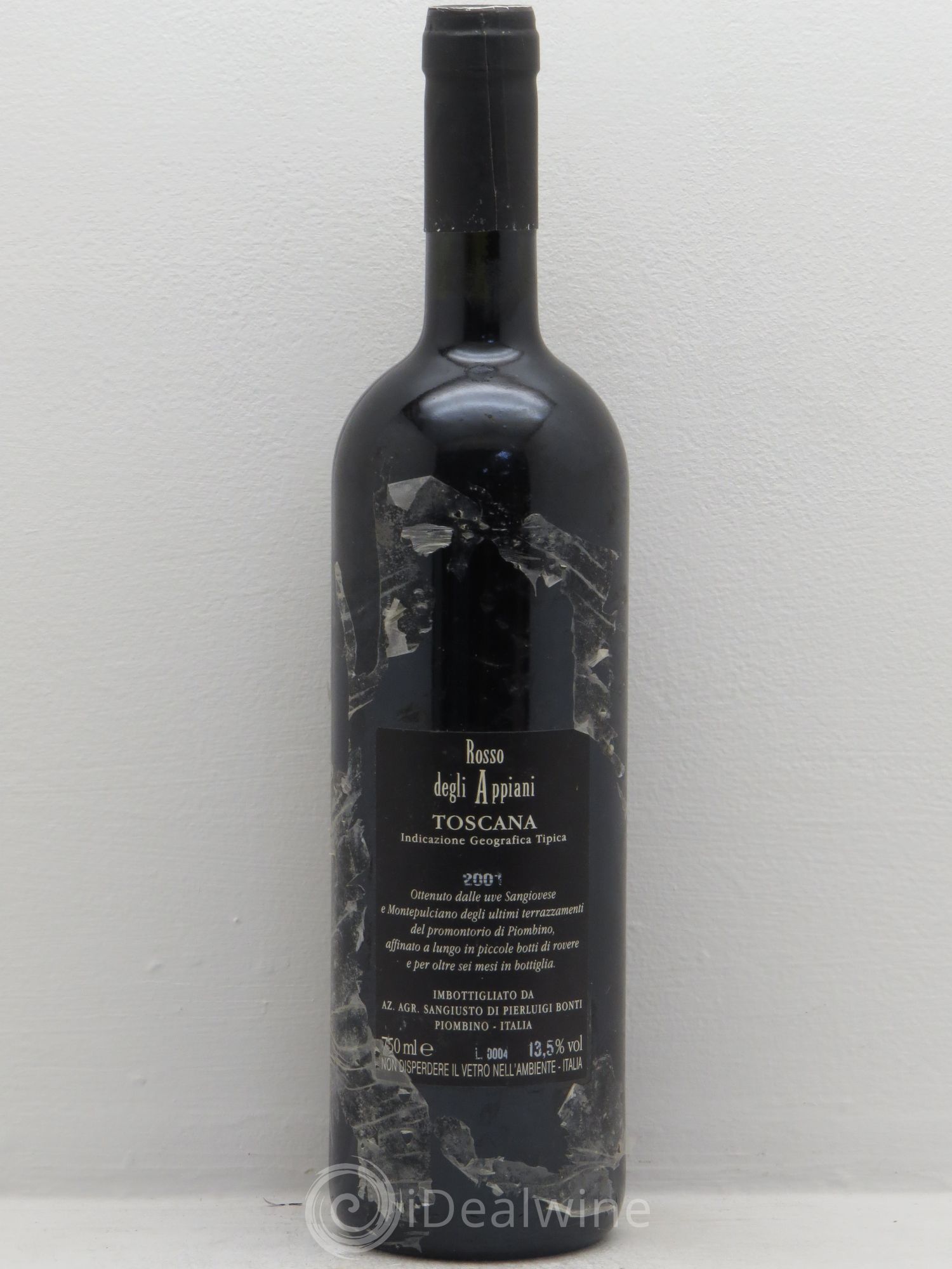 Toscana IGT Toscana IGT Rosso degli Appiani Sangiusto 2001 - Posten von 1 Flasche - 1