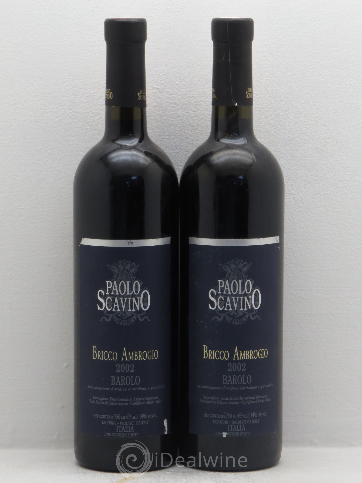 Barolo bricco ambrogio scavino 2002 - Lotto di 2 bottiglie - 0