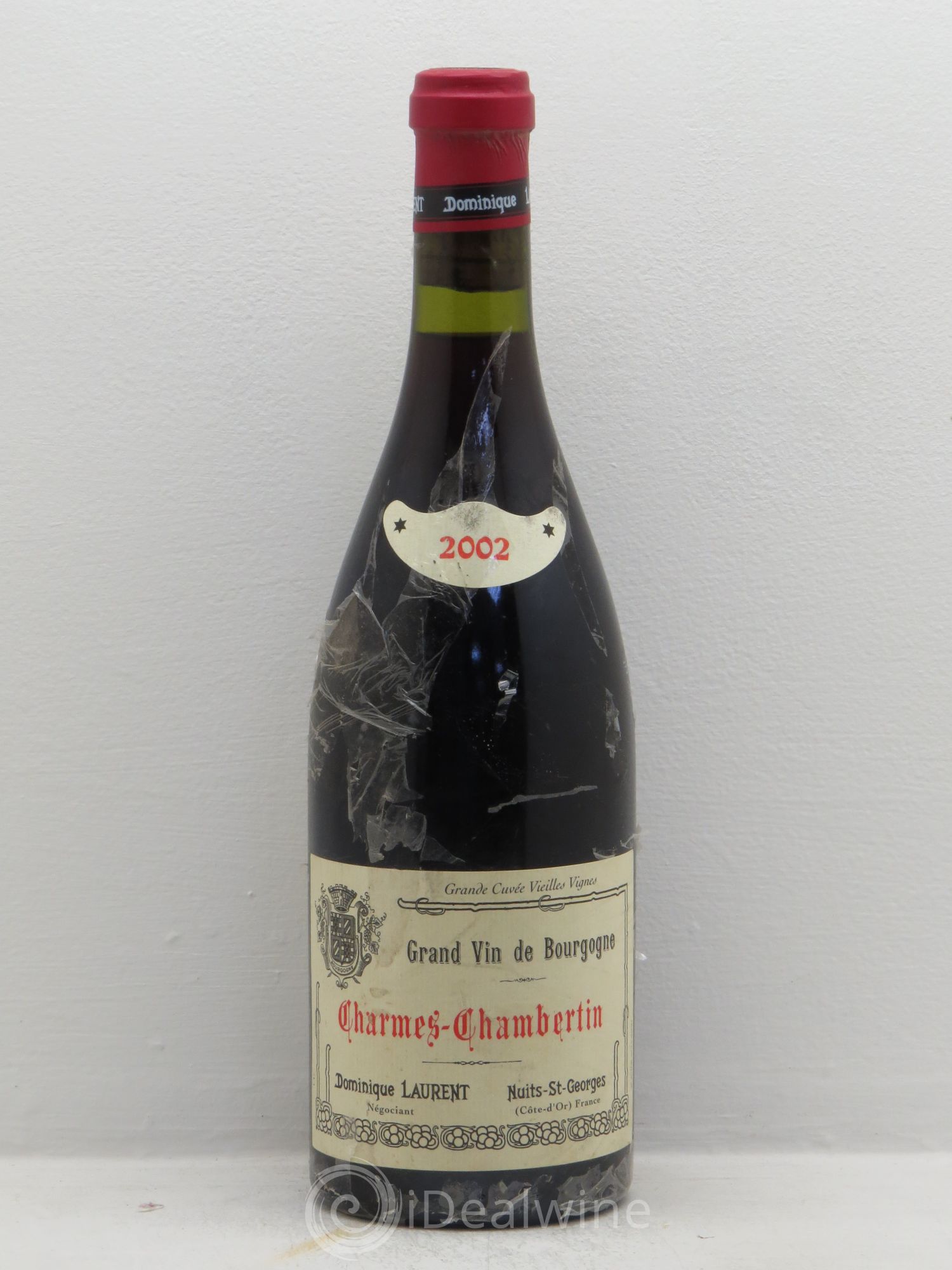 Charmes-Chambertin Grand Cru VV 2002 - Lot de 1 bouteille - 0