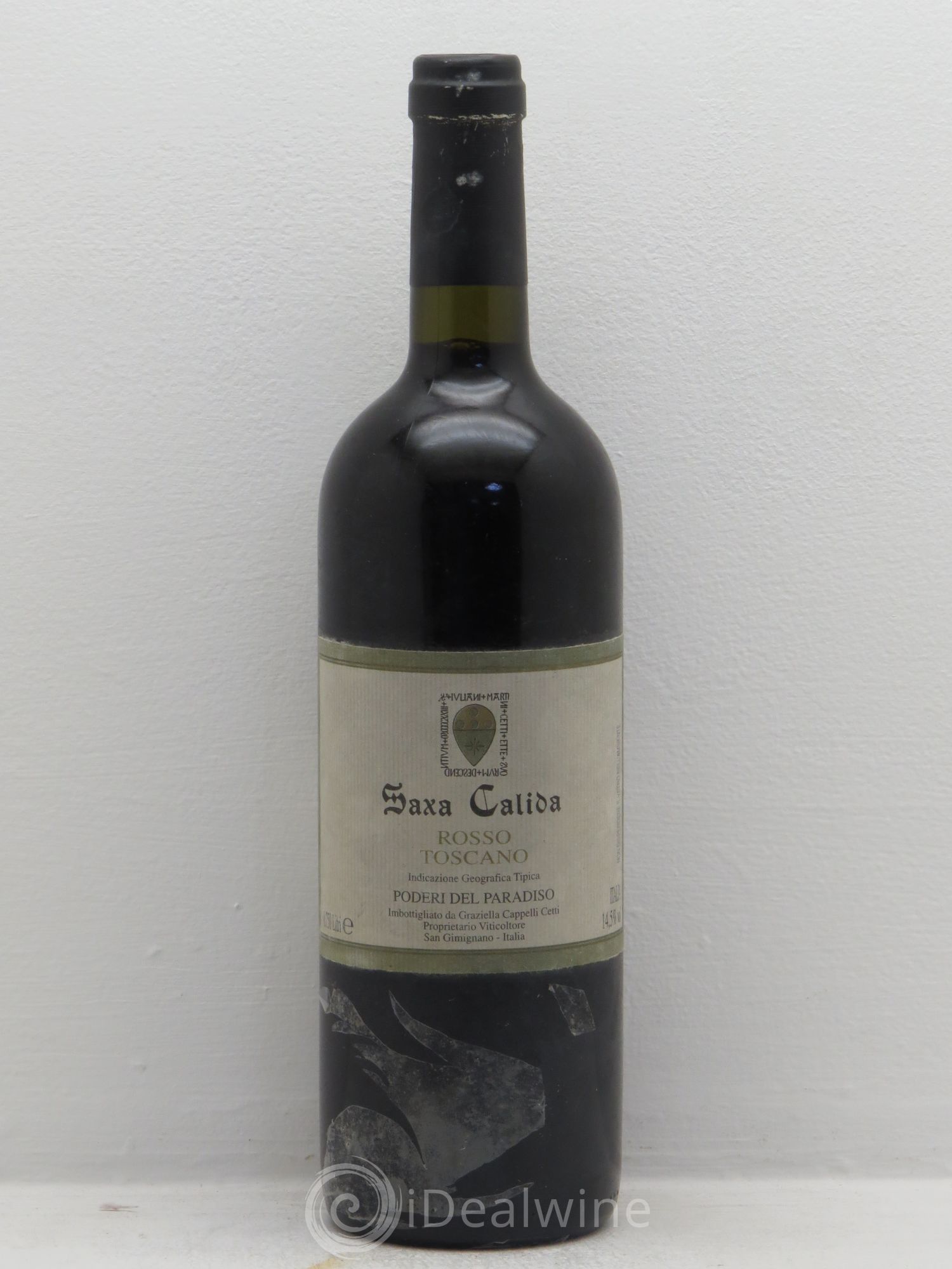 Toscana IGT Toscana IGT Saxa Calida Poderi del Paradiso 2001 - Lot de 1 bouteille - 0