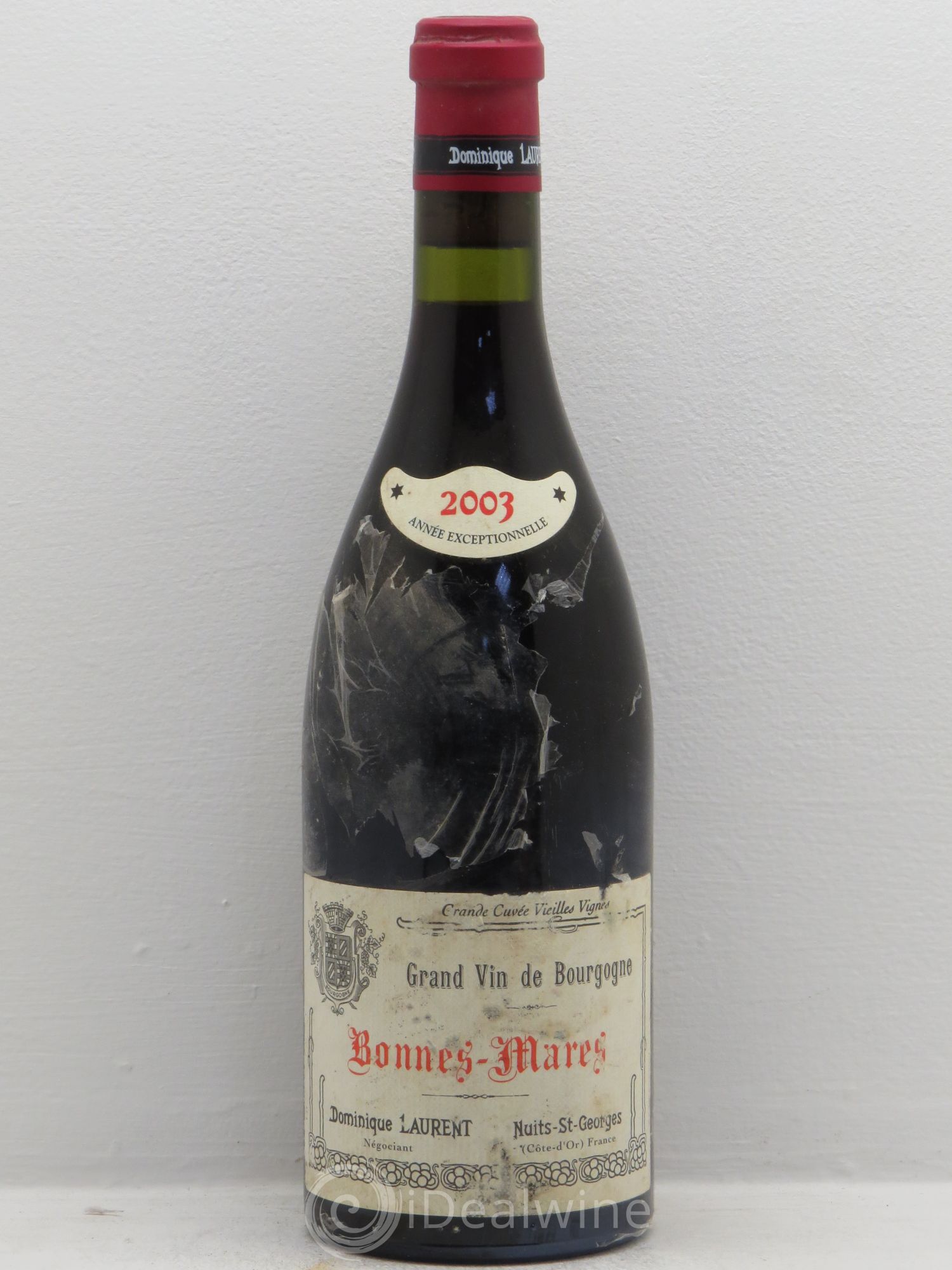 Bonnes-Mares Grand Cru Dominique Laurent VV 2003 - Lot de 1 bouteille - 0