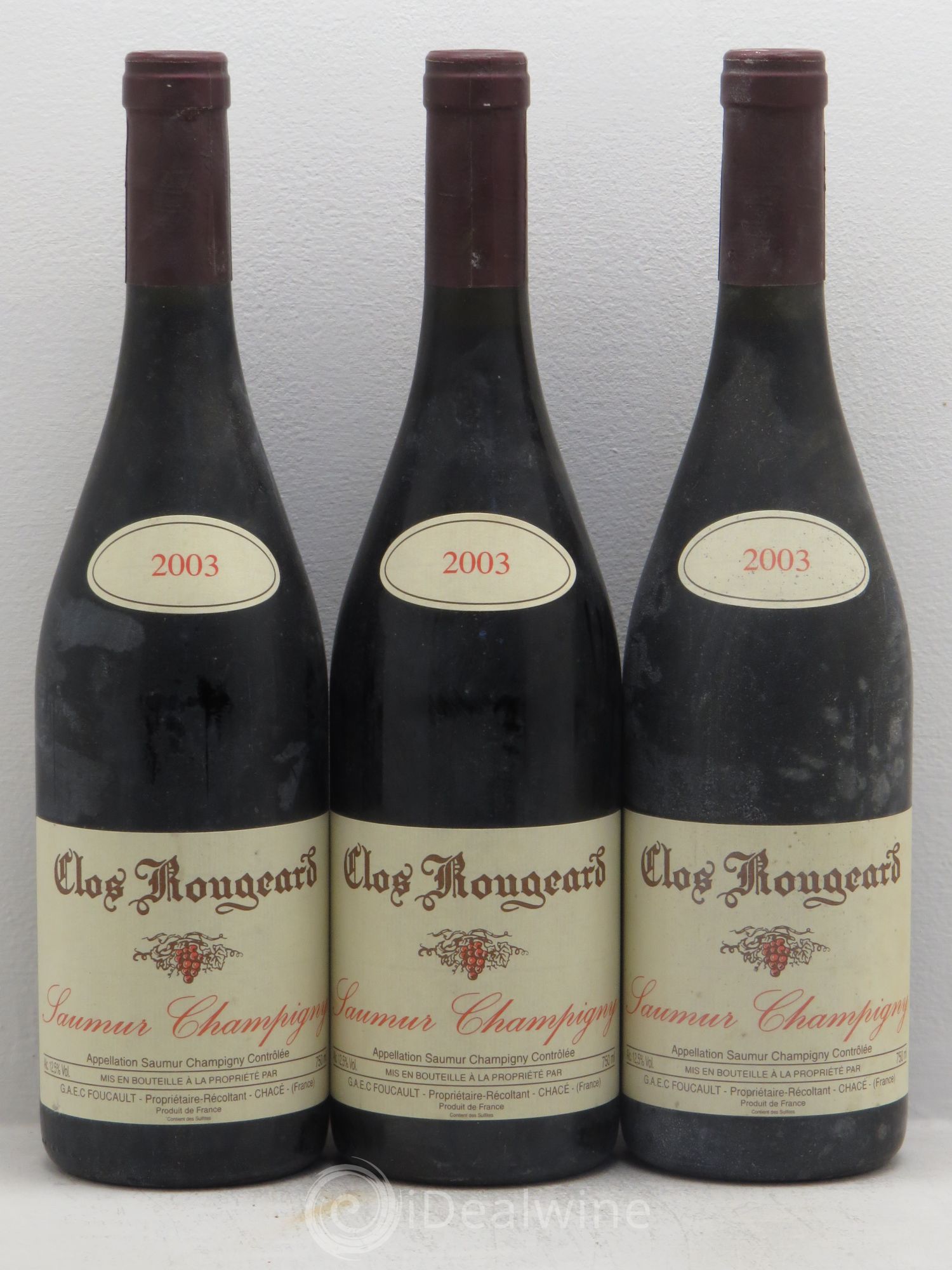 Saumur-Champigny Clos Rougeard 2003 - Posten von 3 Flaschen - 0