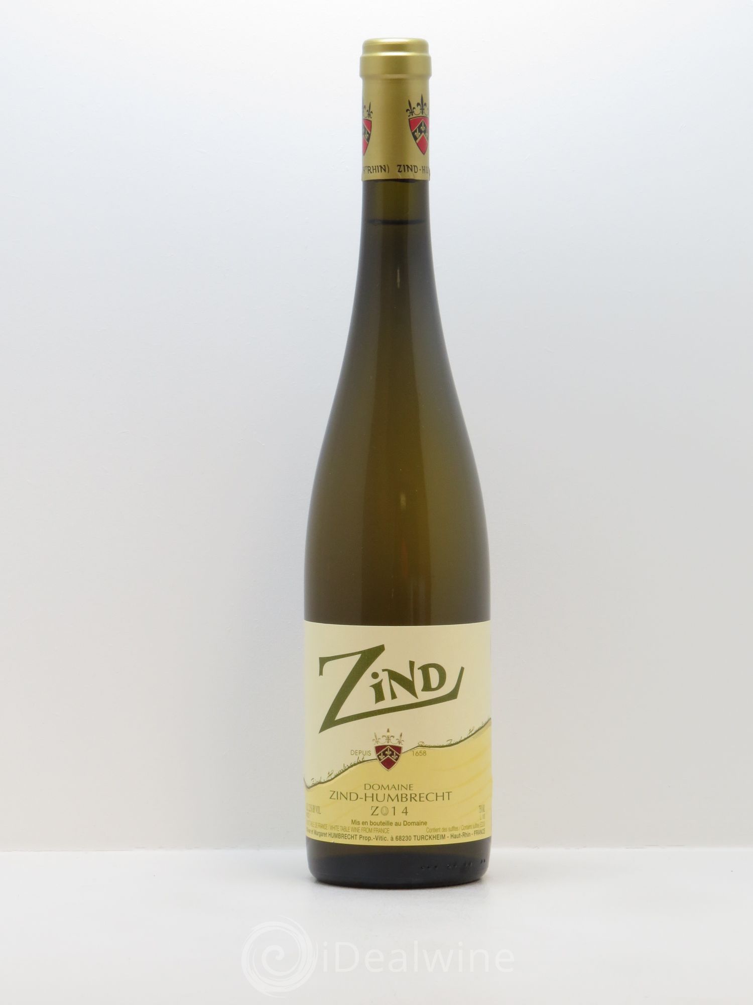 Vin de France Zind Zind-Humbrecht (Domaine) 2014 - Lot de 1 bouteille - 0
