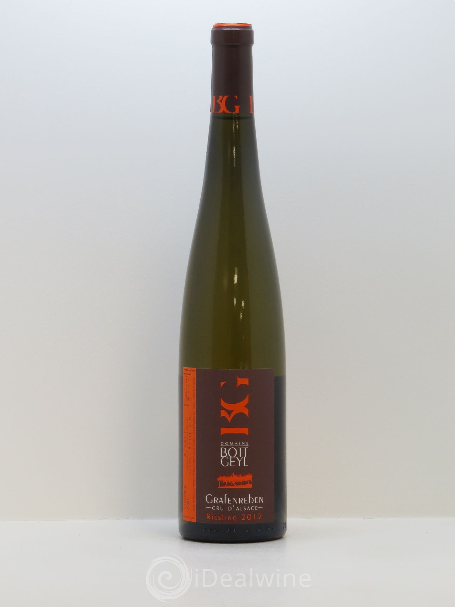 Alsace Riesling Grafenreben Bott-Geyl (Domaine) 2012 - Lot de 1 bouteille - 0