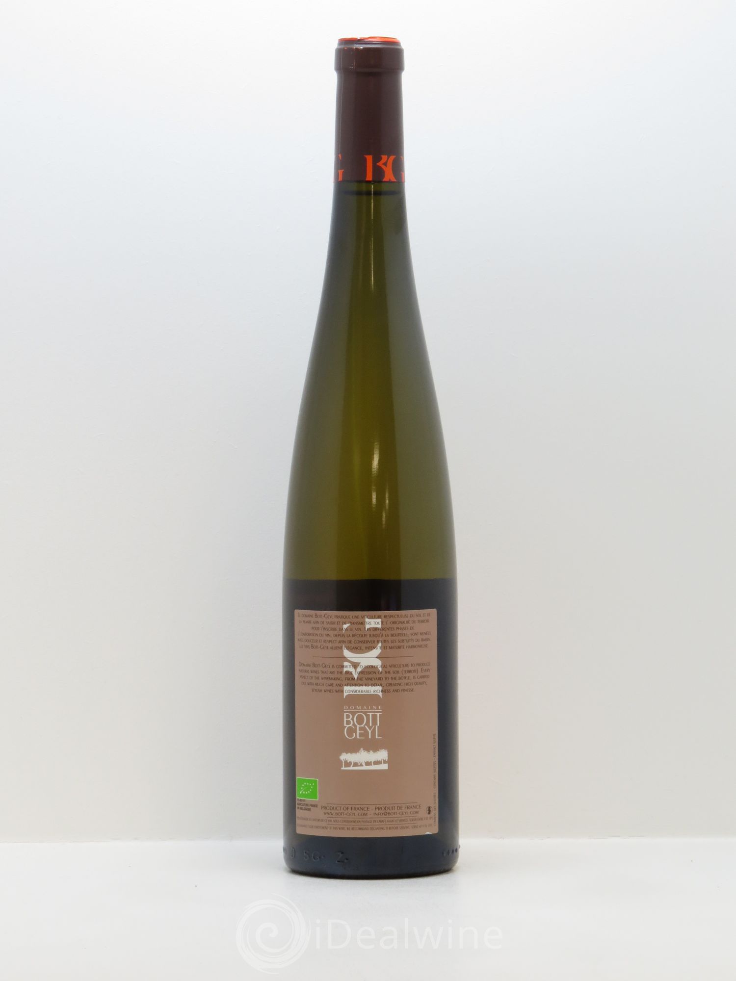 Alsace Riesling Grand Cru Schlossberg Bott-Geyl (Domaine) 2012 - Lot de 1 bouteille - 1