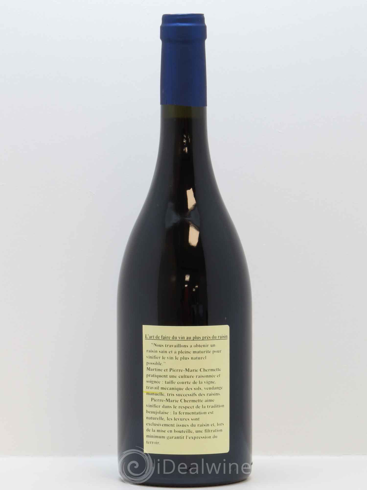 Moulin-à-Vent Les Trois Roches Domaine du Vissoux - P-M. Chermette 2015 - Lot de 1 bouteille - 1