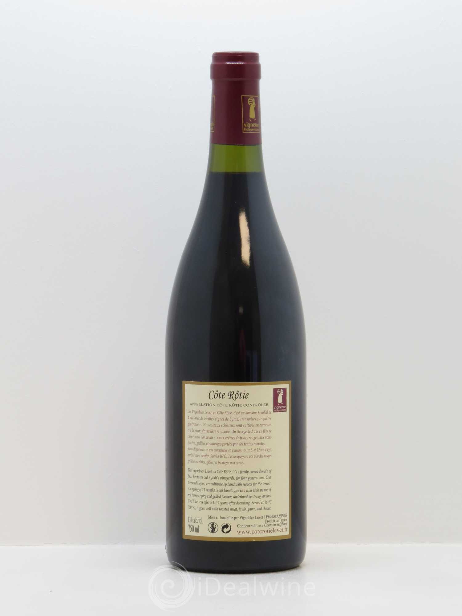 Côte-Rôtie Améthyste Vignobles Levet 2014 - Lot de 1 bouteille - 1