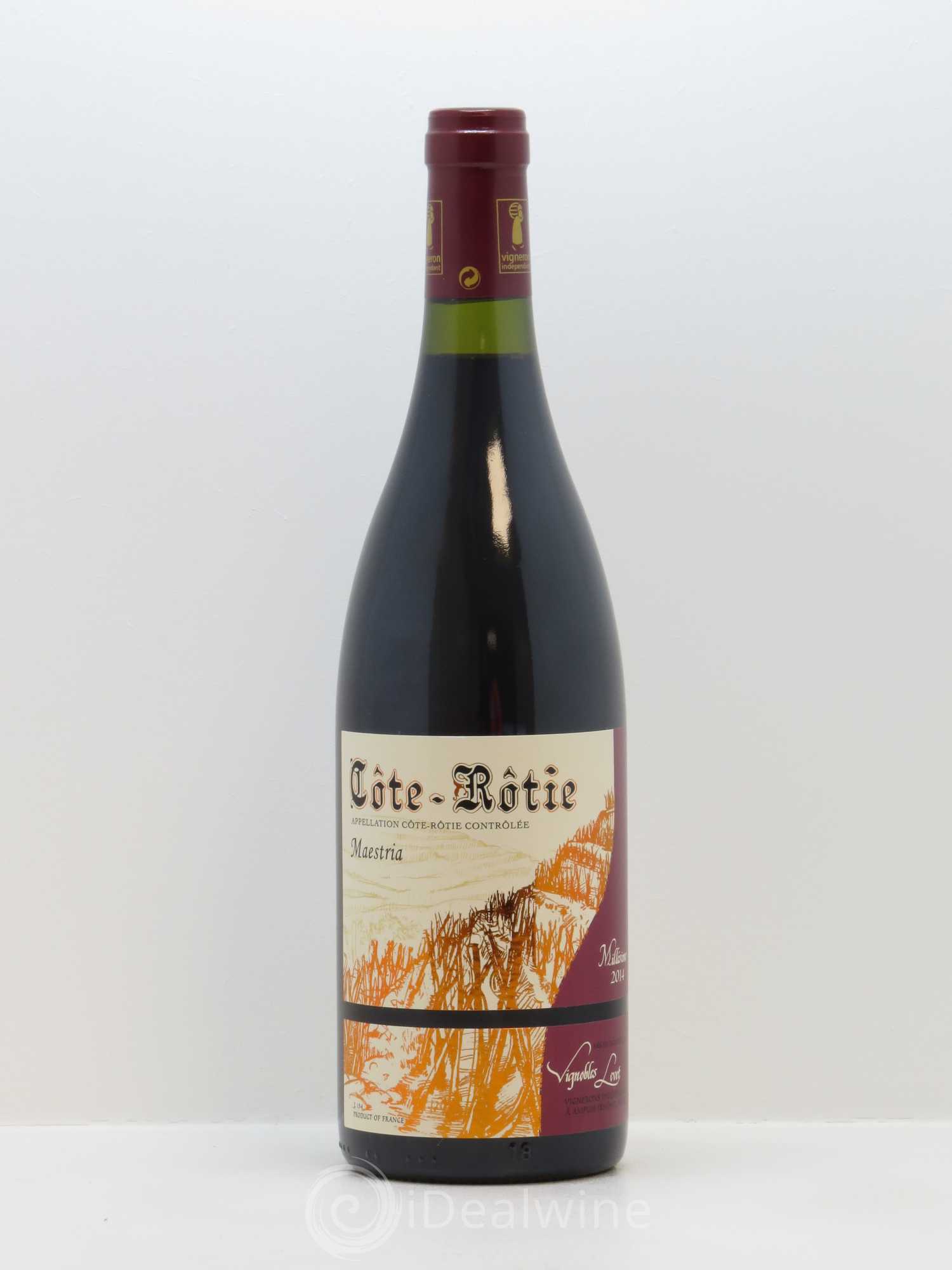 Côte-Rôtie Maestria Vignobles Levet 2014 - Lot de 1 bouteille - 0
