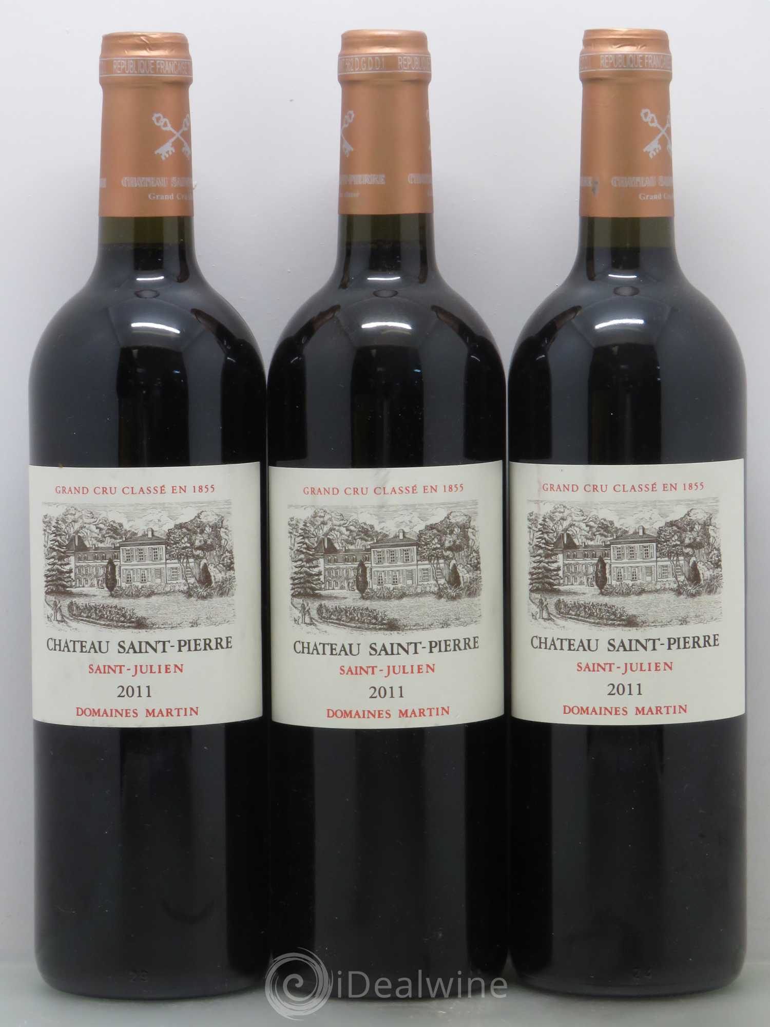 Château Saint-Pierre 4ème Grand Cru Classé 2011 - Lot de 6 bouteilles - 1