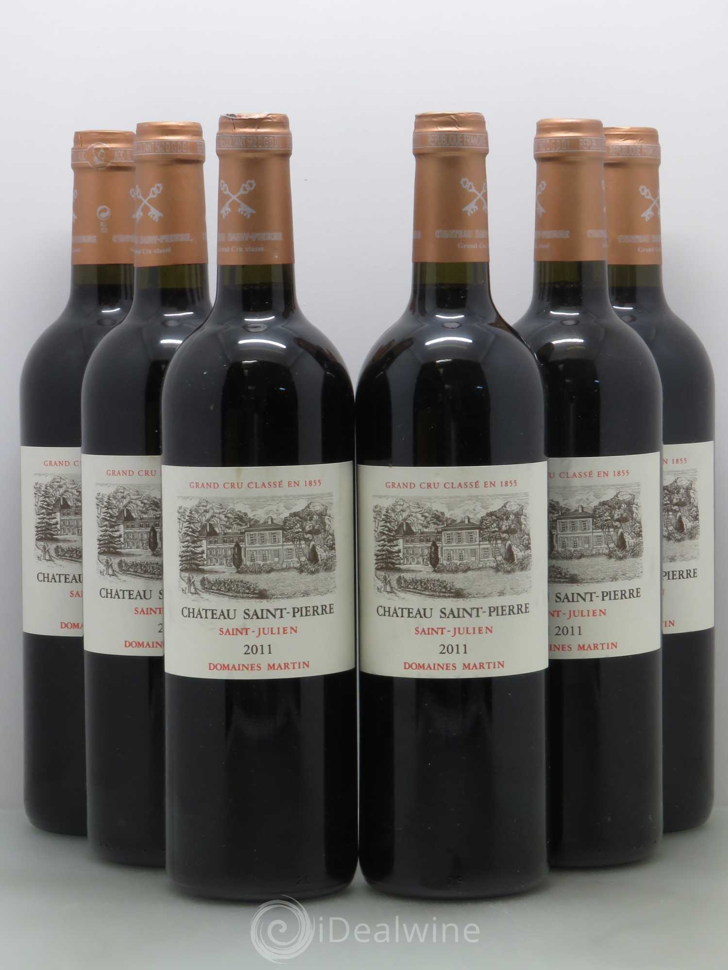 Château Saint-Pierre 4ème Grand Cru Classé 2011 - Lot de 6 bouteilles - 0