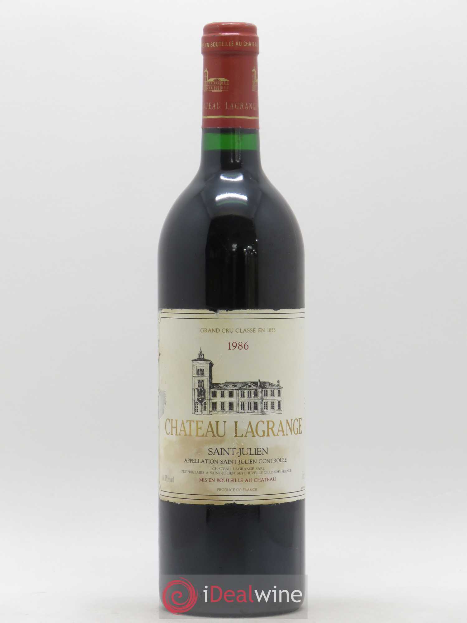 Château Lagrange 3ème Grand Cru Classé 1986 - Lot de 1 bouteille - 0