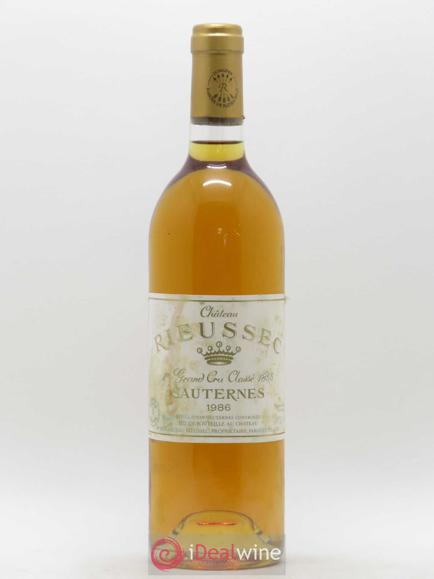 Château Rieussec 1er Grand Cru Classé 1986 - Lotto di 1 bottiglia - 0