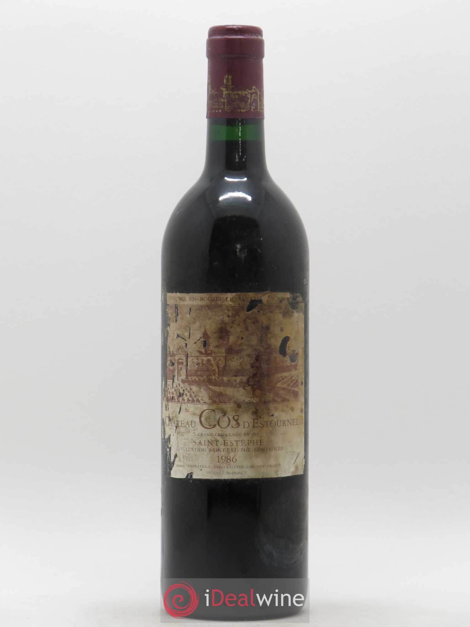 Cos d'Estournel 2ème Grand Cru Classé 1986 - Lot de 1 bouteille - 0