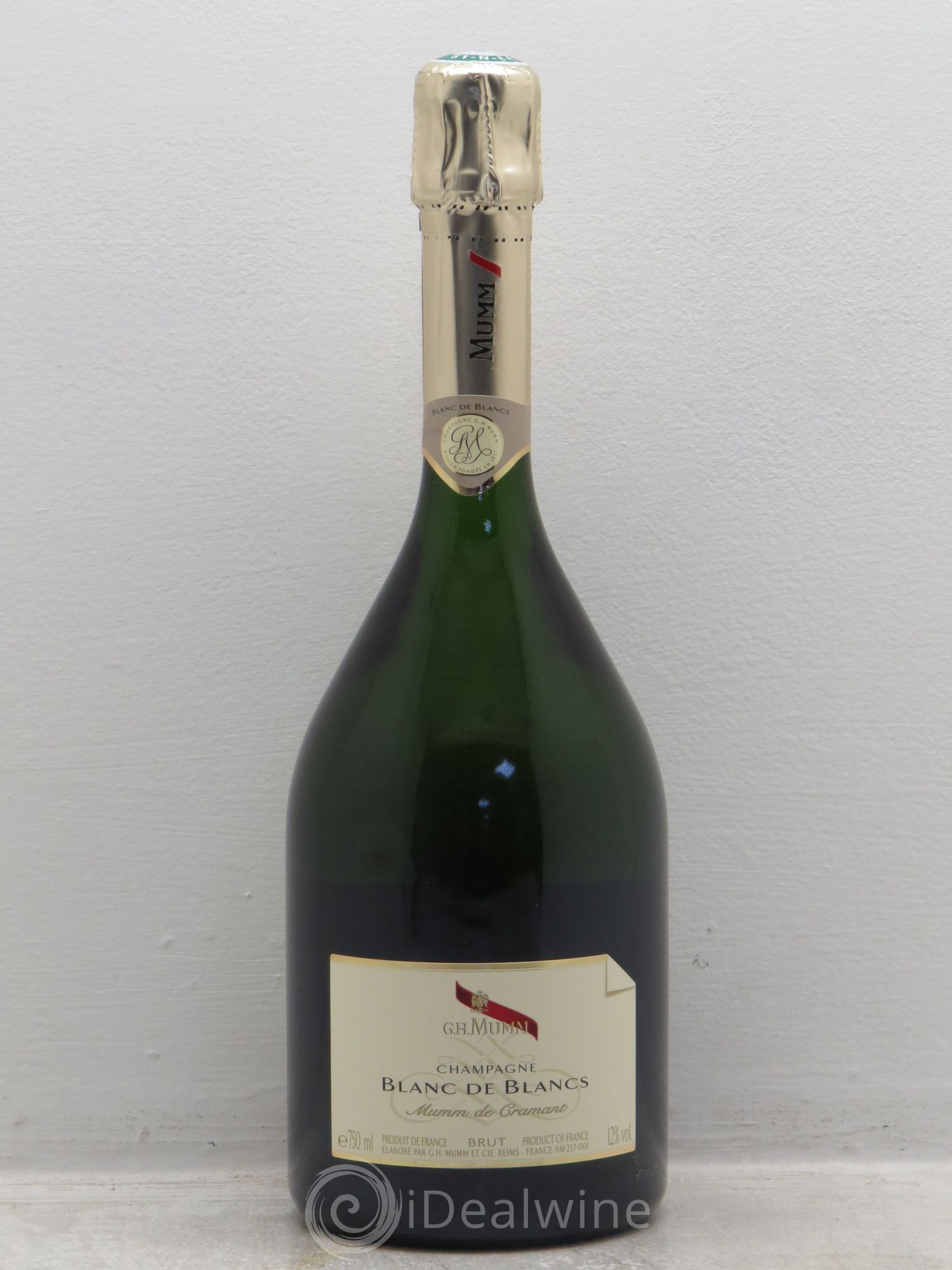 Mumm de Cramant Mumm Blanc de blanc - Lot de 1 bouteille - 0