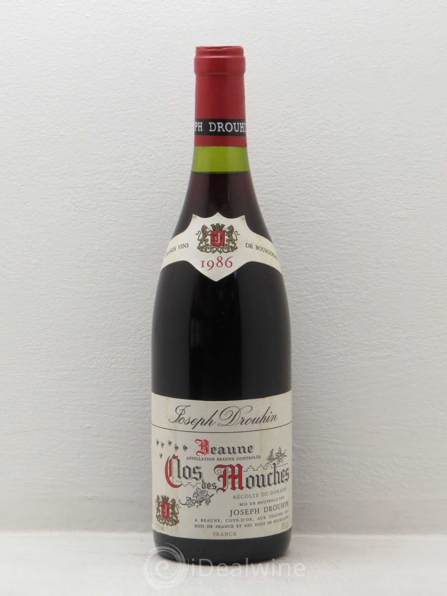 Beaune 1er Cru Clos des Mouches Joseph Drouhin 1986 - Lot de 1 bouteille - 0