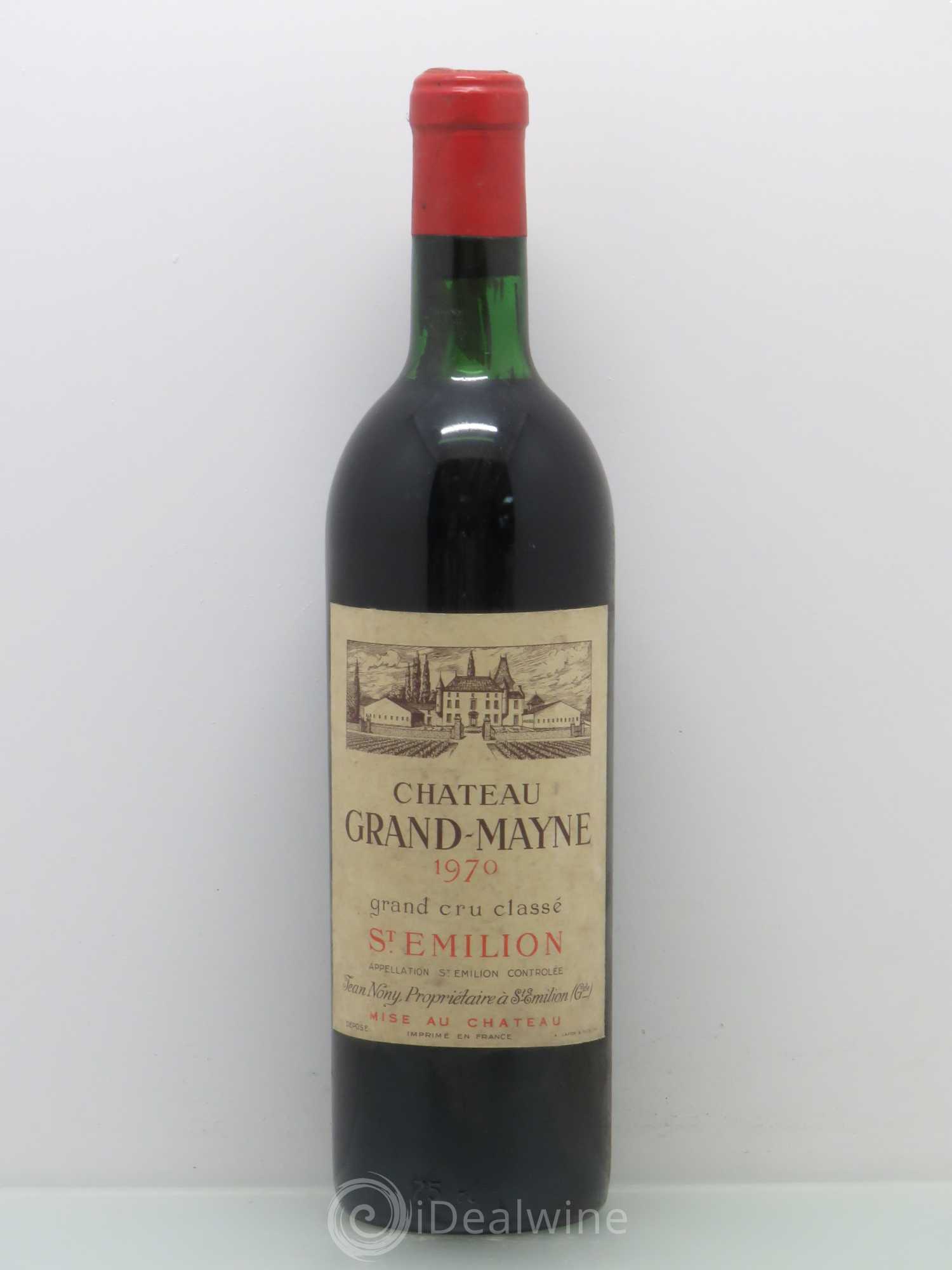 Château Grand Mayne Grand Cru Classé 1970 - Lot de 1 bouteille - 0