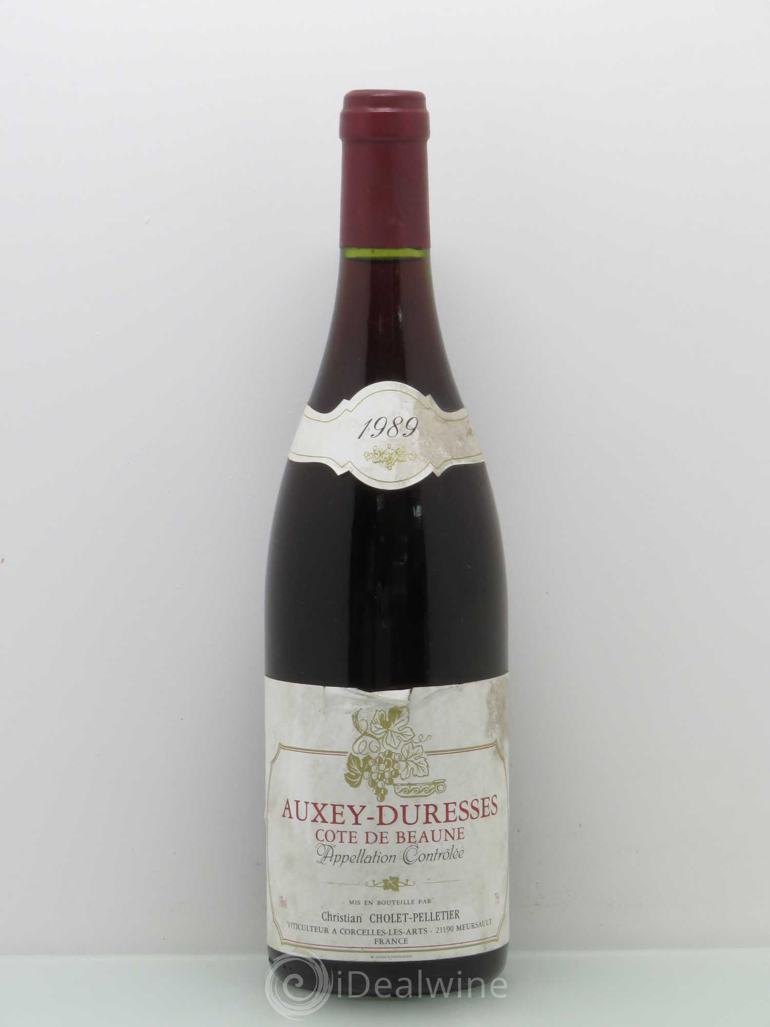 Auxey-Duresses Cholet-Pelletier 1989 - Lot de 1 bouteille - 0