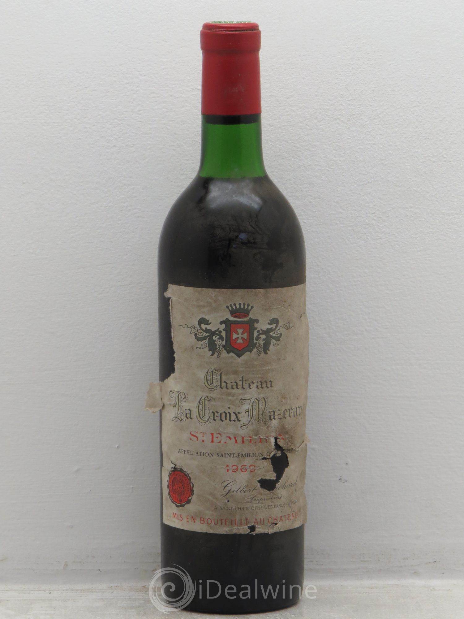 Saint-Émilion Château La Croix Mazeray 1969 - Posten von 1 Flasche - 0