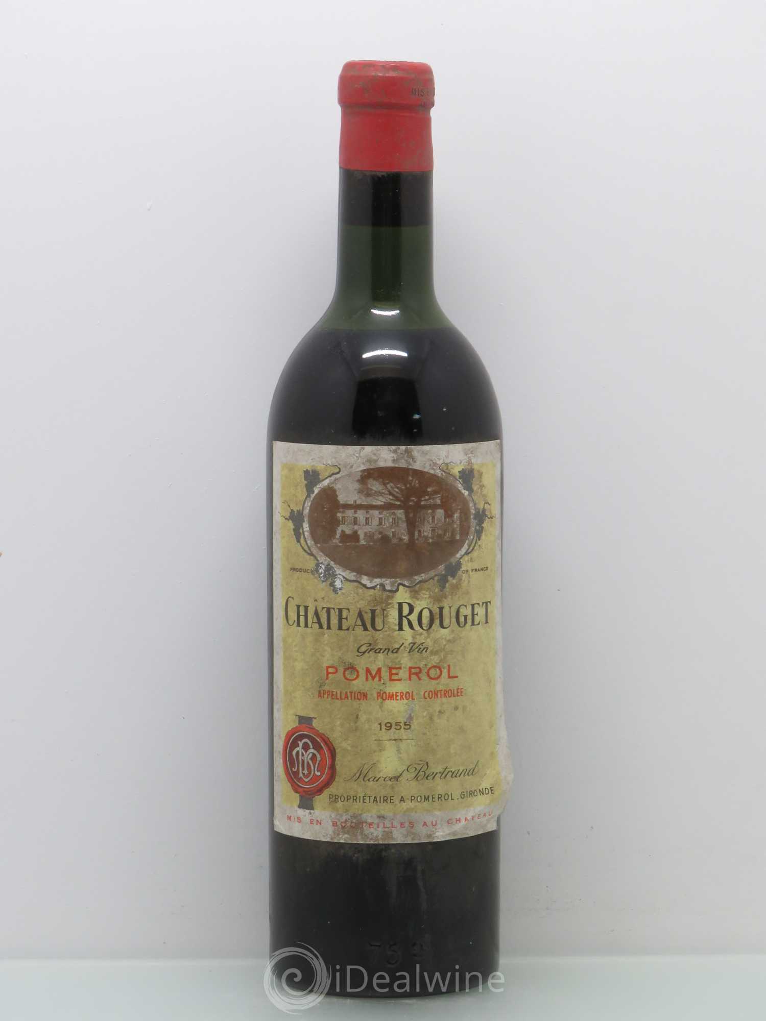 Château Rouget 1955 - Lot de 1 bouteille - 0
