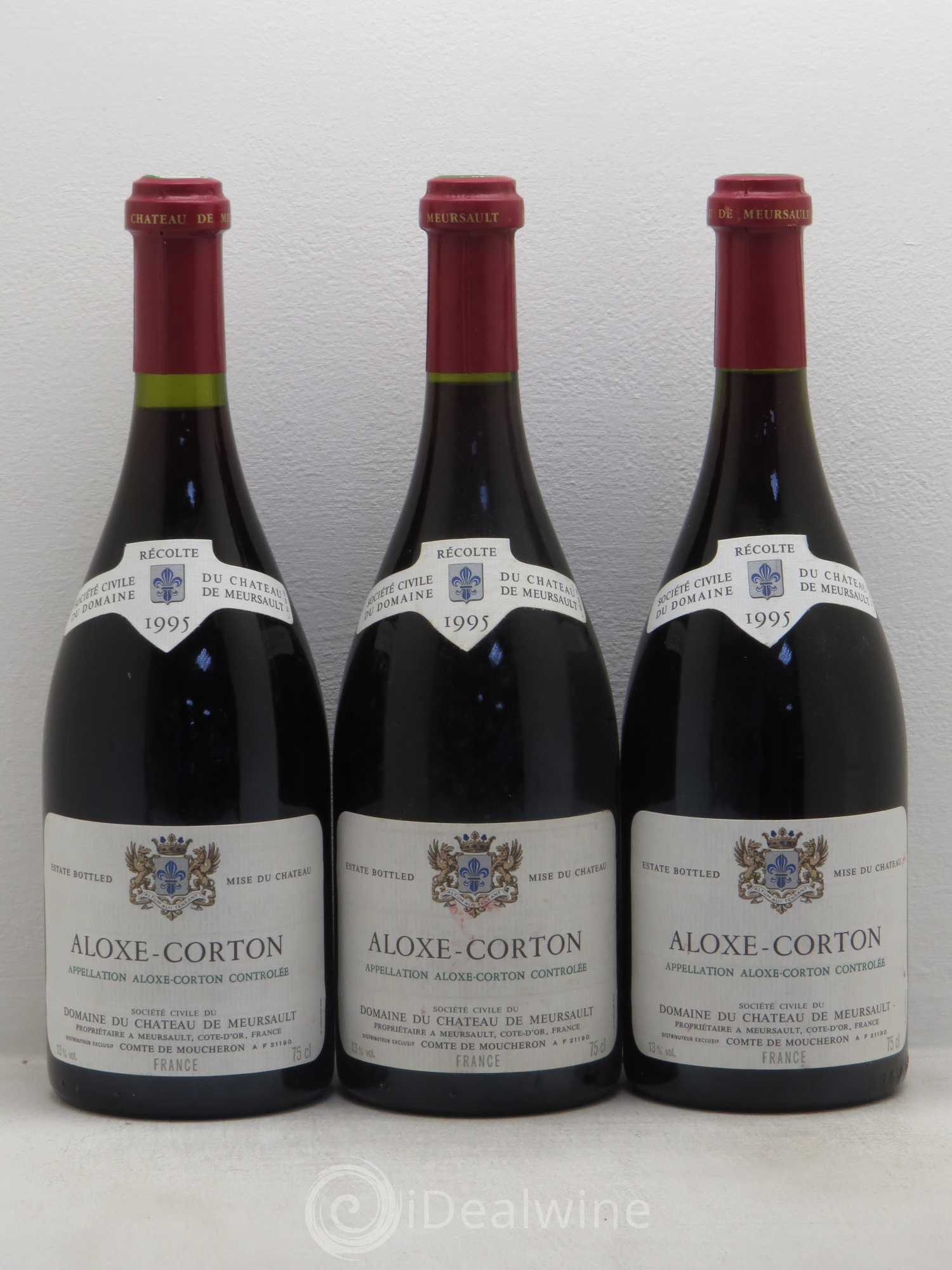 Aloxe-Corton Chateau de Meursault 1995 - Posten von 3 Flaschen - 0