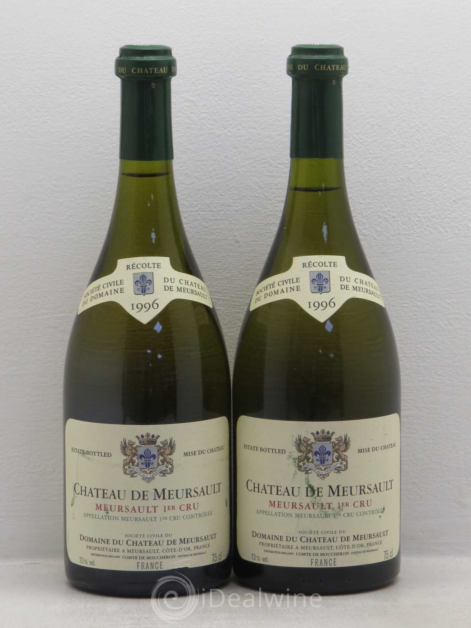 Meursault 1er Cru 1996 - Lot de 2 bouteilles - 0