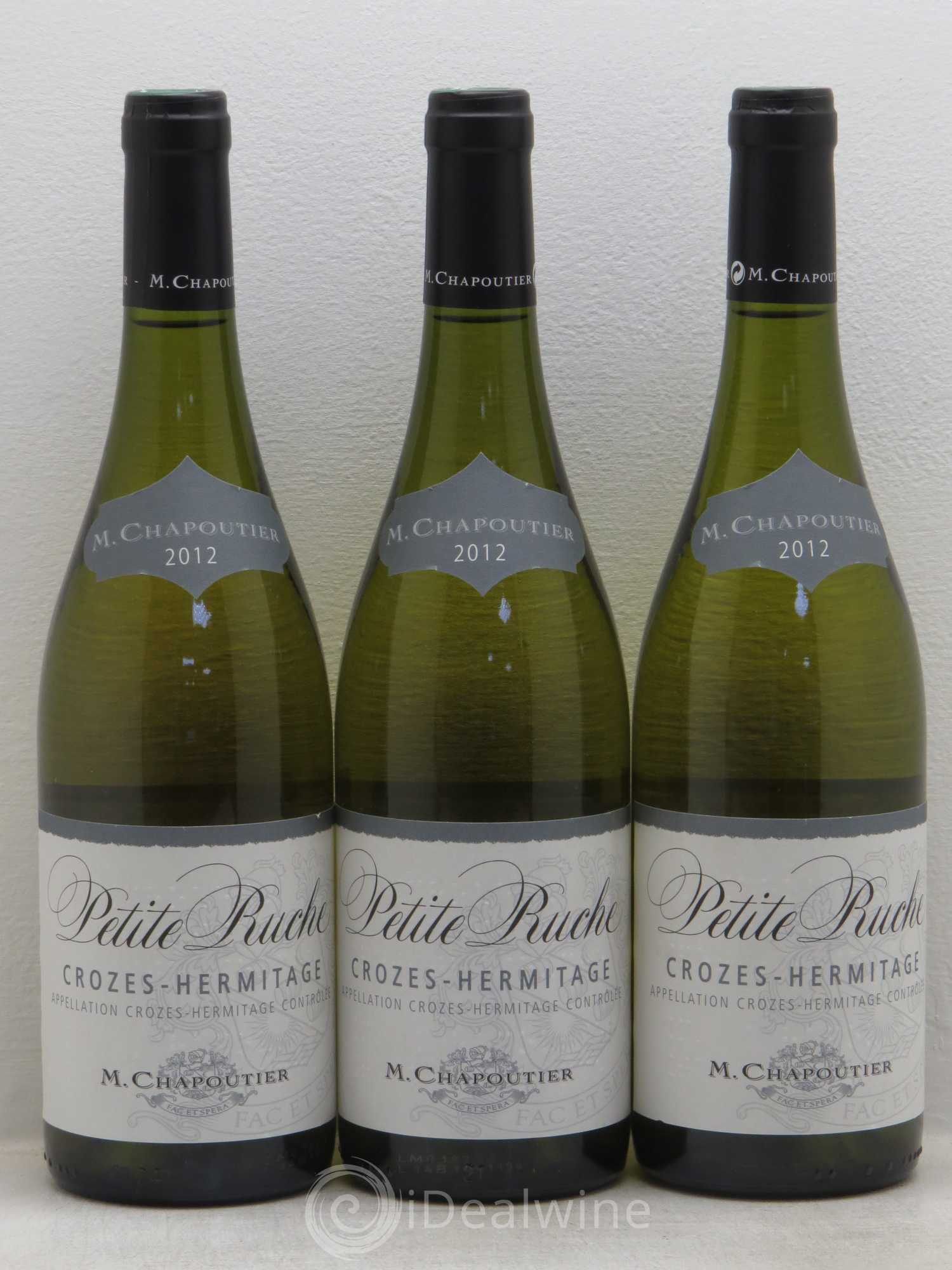 Crozes-Hermitage Petite Ruche Chapoutier 2012 - Lot de 3 bouteilles - 0