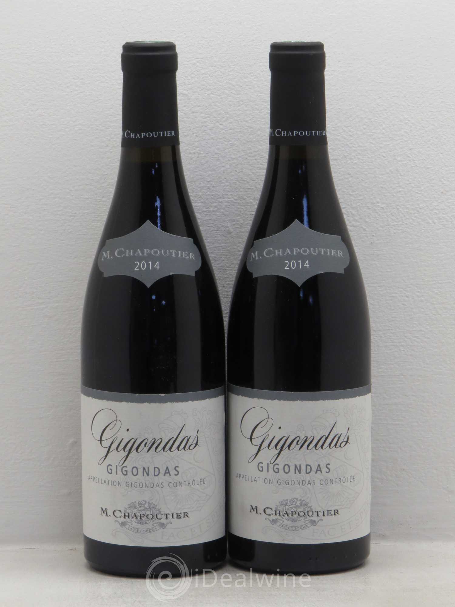 Gigondas Chapoutier 2014 - Lot de 2 bouteilles - 0