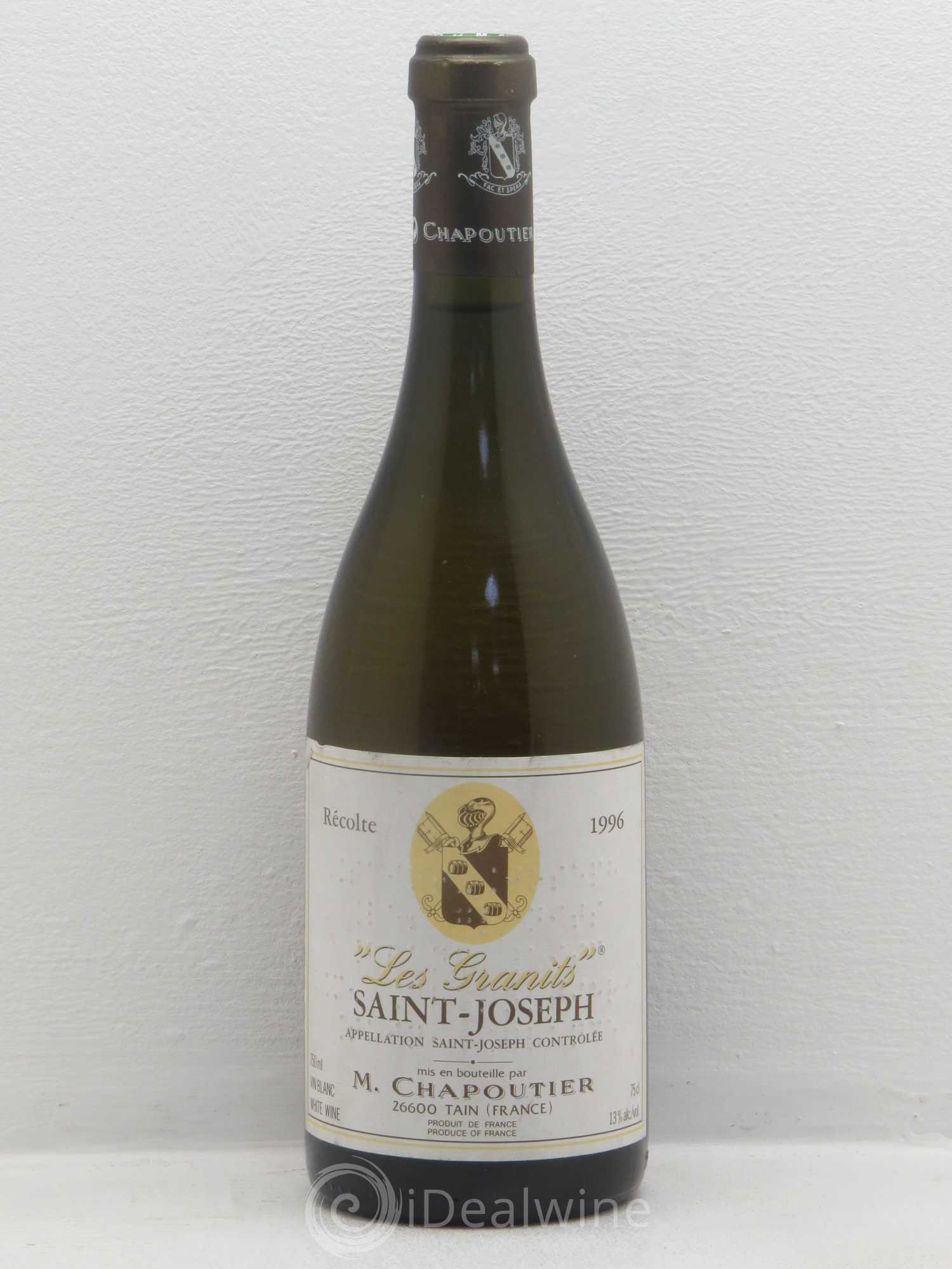 Saint-Joseph Les Granits Chapoutier 1996 - Lot de 1 bouteille - 0