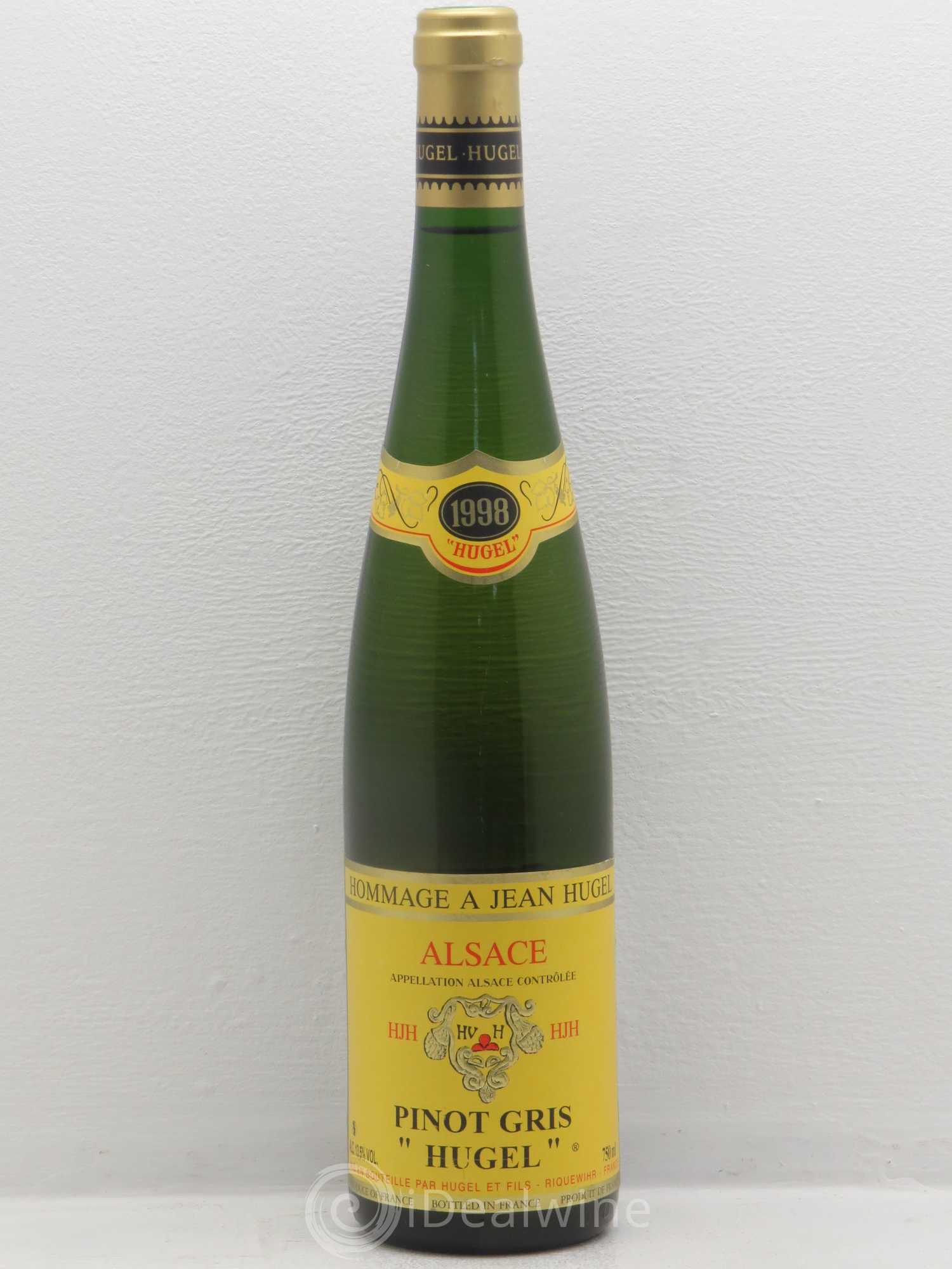 Pinot Gris Hommage à Jean Hugel (sans prix de réserve) 1998 - Posten von 1 Flasche - 0